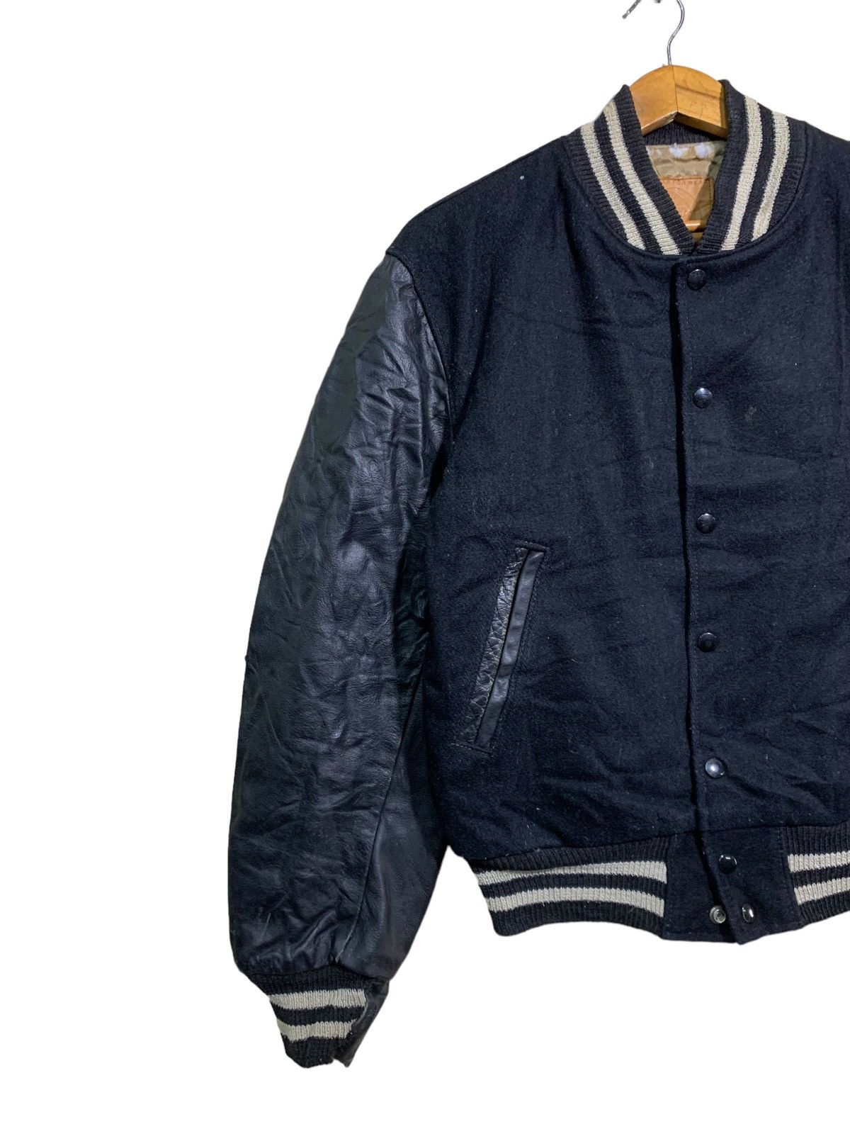 Golden Bear 🔥VTG GOLDEN BEAR VARSITY JACKETS ALL BLACKS Size US M / EU 48-50 / 2 - 2 Thumbnail