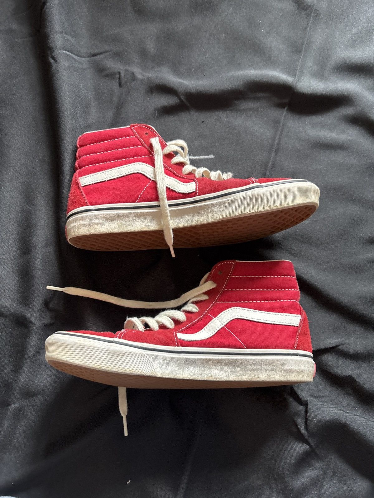 Vans Red High Top Vans Size US 8.5 / EU 41-42 - 4 Thumbnail