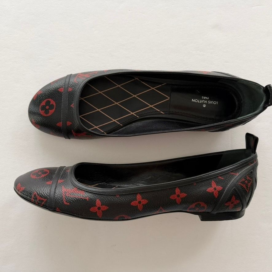 Louis Vuitton Infrarouge Ballet Flat 41 Revival Monogram