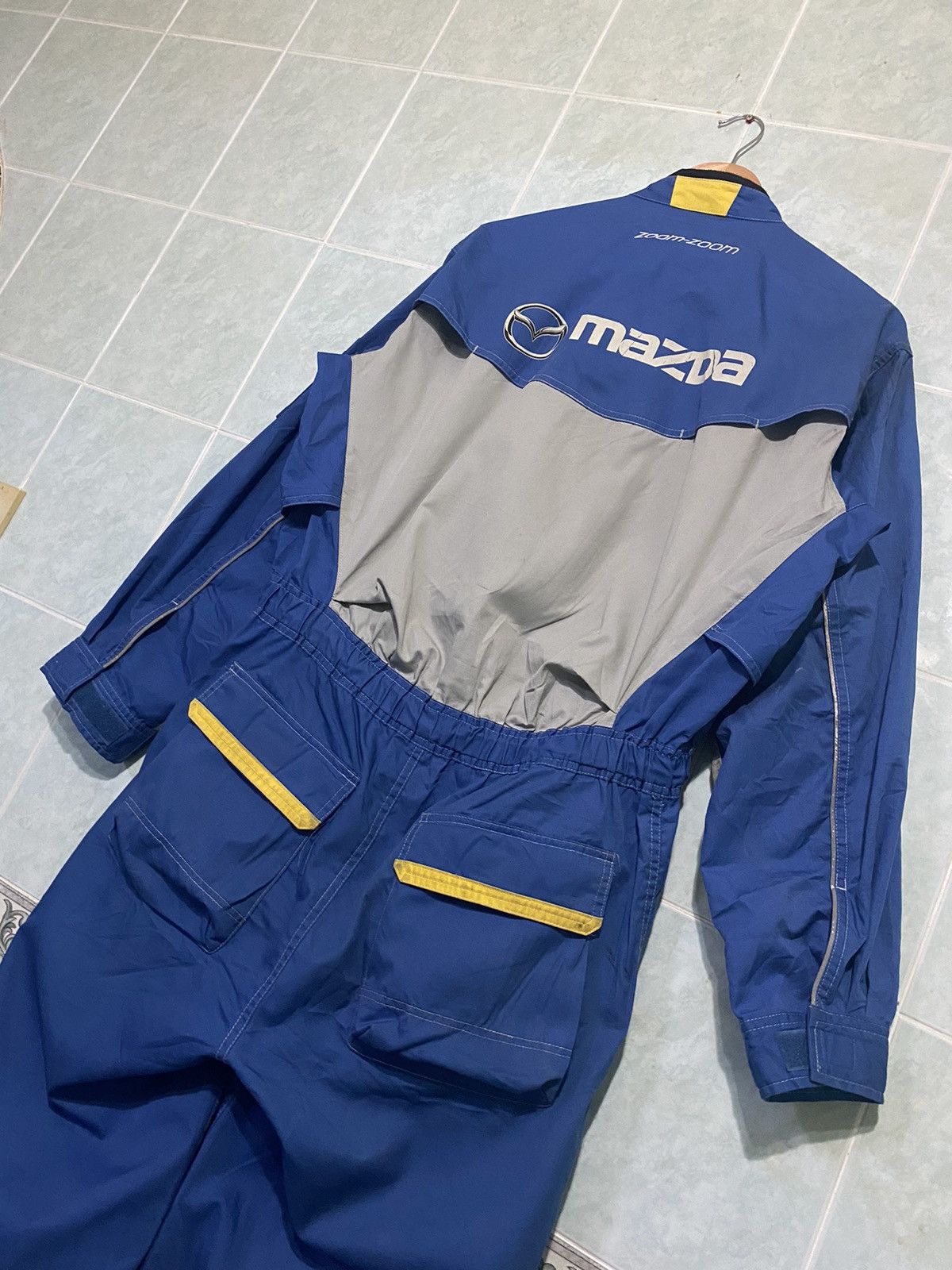 Gear for Sports × Vintage VINTAGE MAZDA WORKWEAR OVERALL RACING JACKET Size US L / EU 52-54 / 3 - 9 Thumbnail