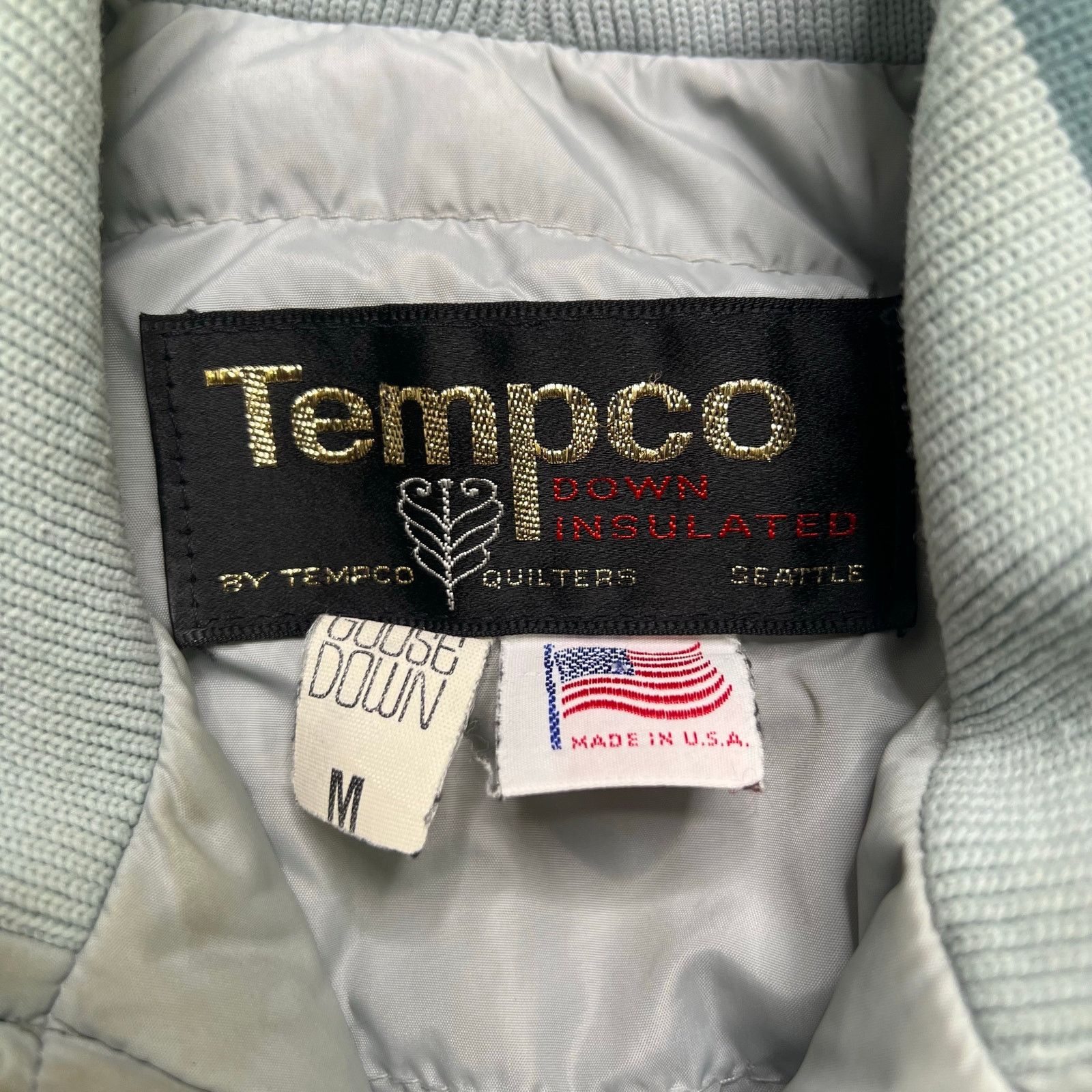 Vintage Vintage TempcO Down Jacket USA Talon 70s Zip Puffer Bomber M Size US M / EU 48-50 / 2 - 6 Thumbnail