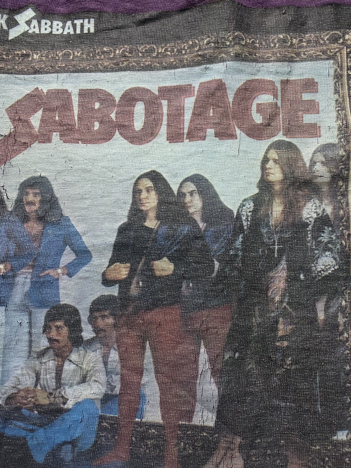 Band Tees Rare 80's Black Sabbath Sabotage Rock Tshirt Size US M / EU 48-50 / 2 - 6 Thumbnail