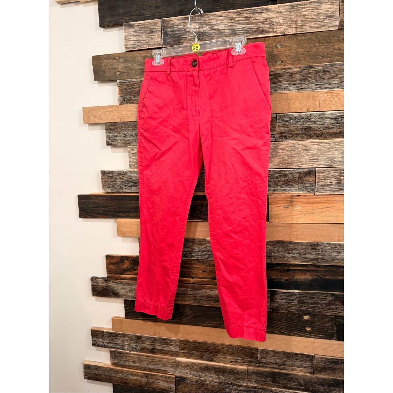 Lacoste Lacoste pink ankle length cotton pants size 4 Size 27" / US 4 / IT 40 - 1 Thumbnail