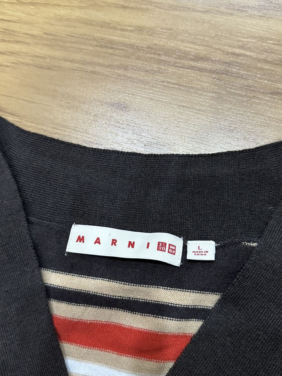 Marni Marni Knitted Stripes Cardigan Size US L / EU 52-54 / 3 - 15 Thumbnail