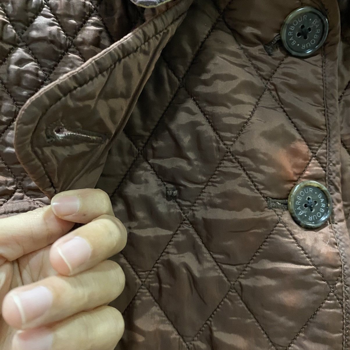 Barbour × Vintage Vintage Barbour Quilted Jacket Size M - L Size US L / EU 52-54 / 3 - 12 Thumbnail