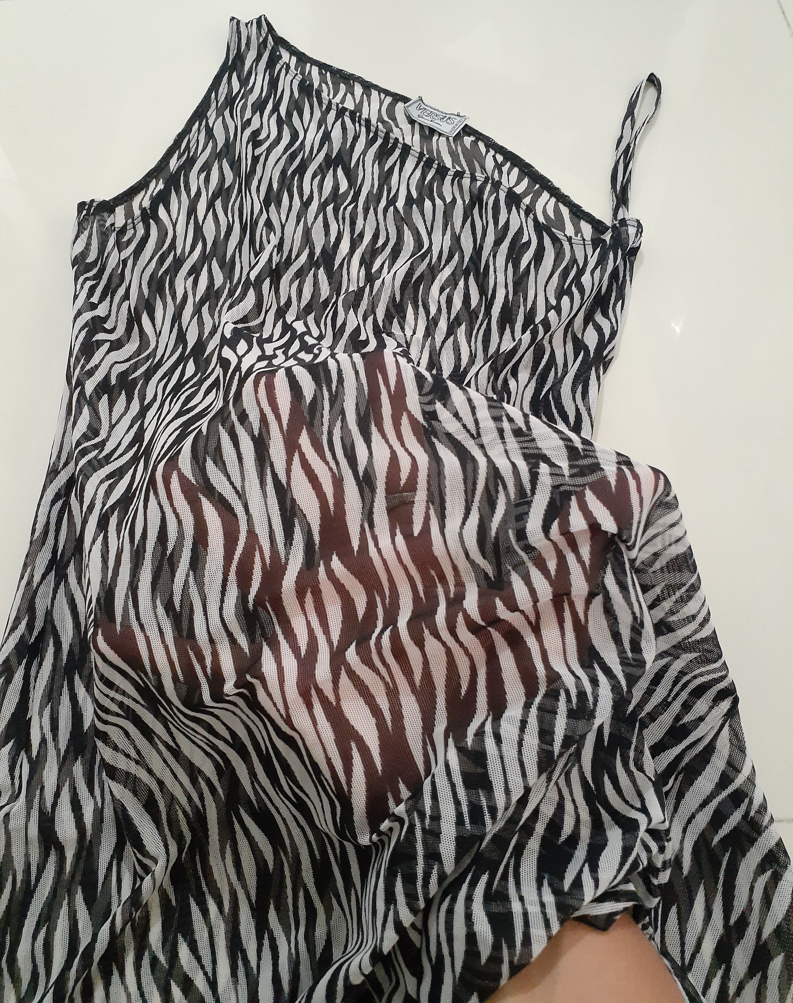 Versace × Versus Vintage Versus Gianni Versace See Through Beach Dress Size S / US 4 / IT 40 - 3 Thumbnail