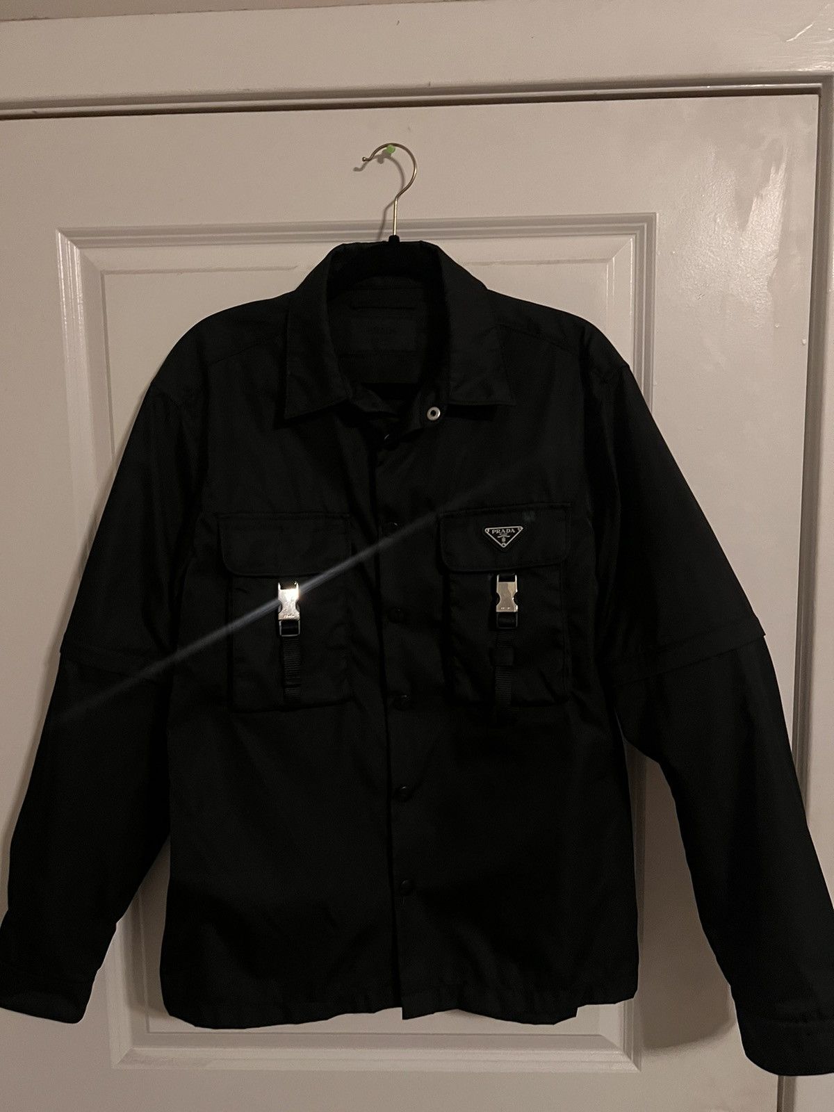 Prada Re-Nylon Prada Jacket/Shirt Size US L / EU 52-54 / 3 - 2 Thumbnail