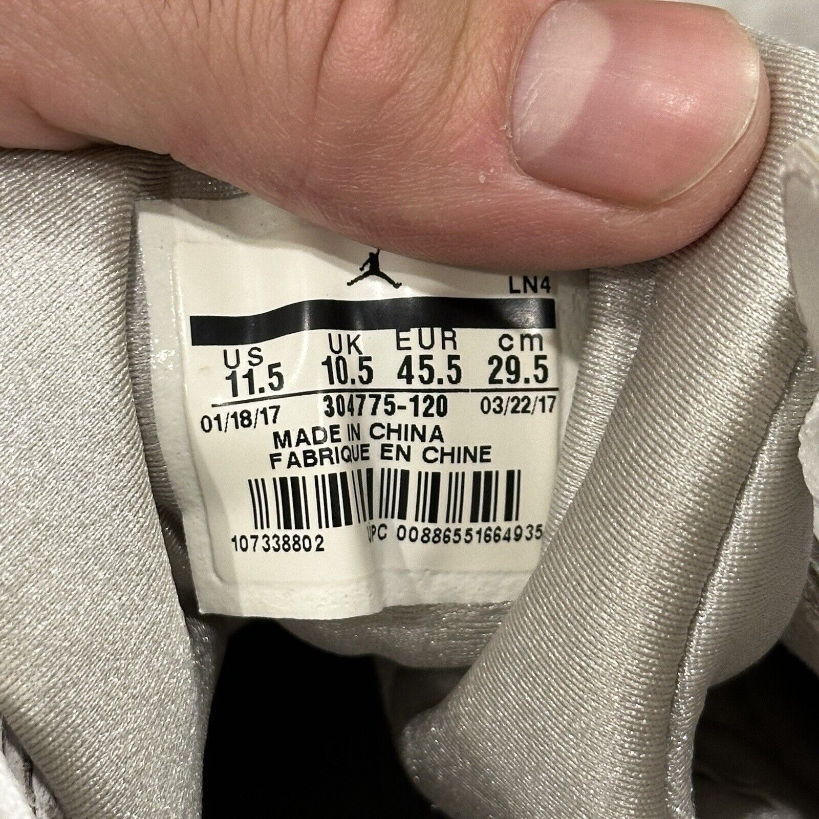 Jordan Brand Size 11.5 - Jordan 7 Retro Pure Money 2017 | GREAT CON! | 30 Size US 11.5 / EU 44-45 - 13 Thumbnail