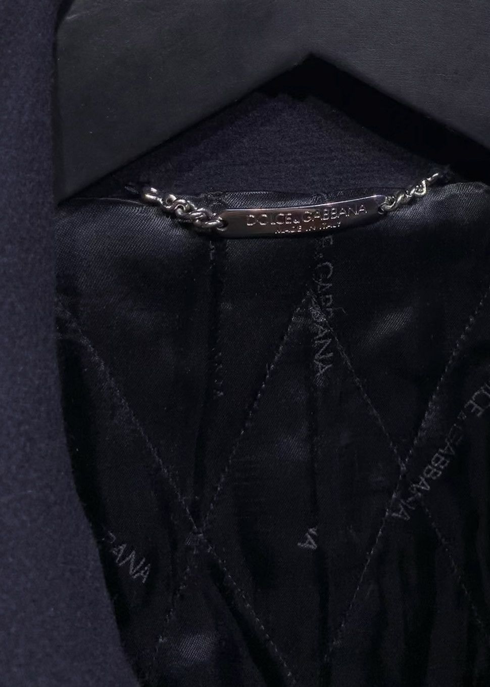Dolce & Gabbana Dolce & Gabbana Navy Wool Peacoat Jacket Size US XL / EU 56 / 4 - 6 Thumbnail