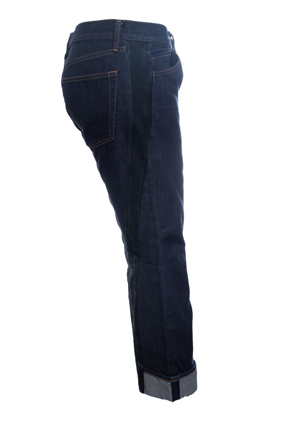 Junya Watanabe Junya Watanabe, folded ankle indigo dark jeans Size 27" / US 4 / IT 40 - 3 Thumbnail