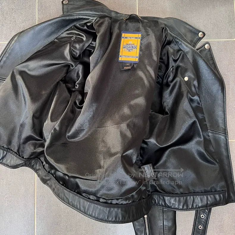 Schott Schott Women's slim leather jacket leather jacket cable-s Size US M / EU 48-50 / 2 - 4 Thumbnail