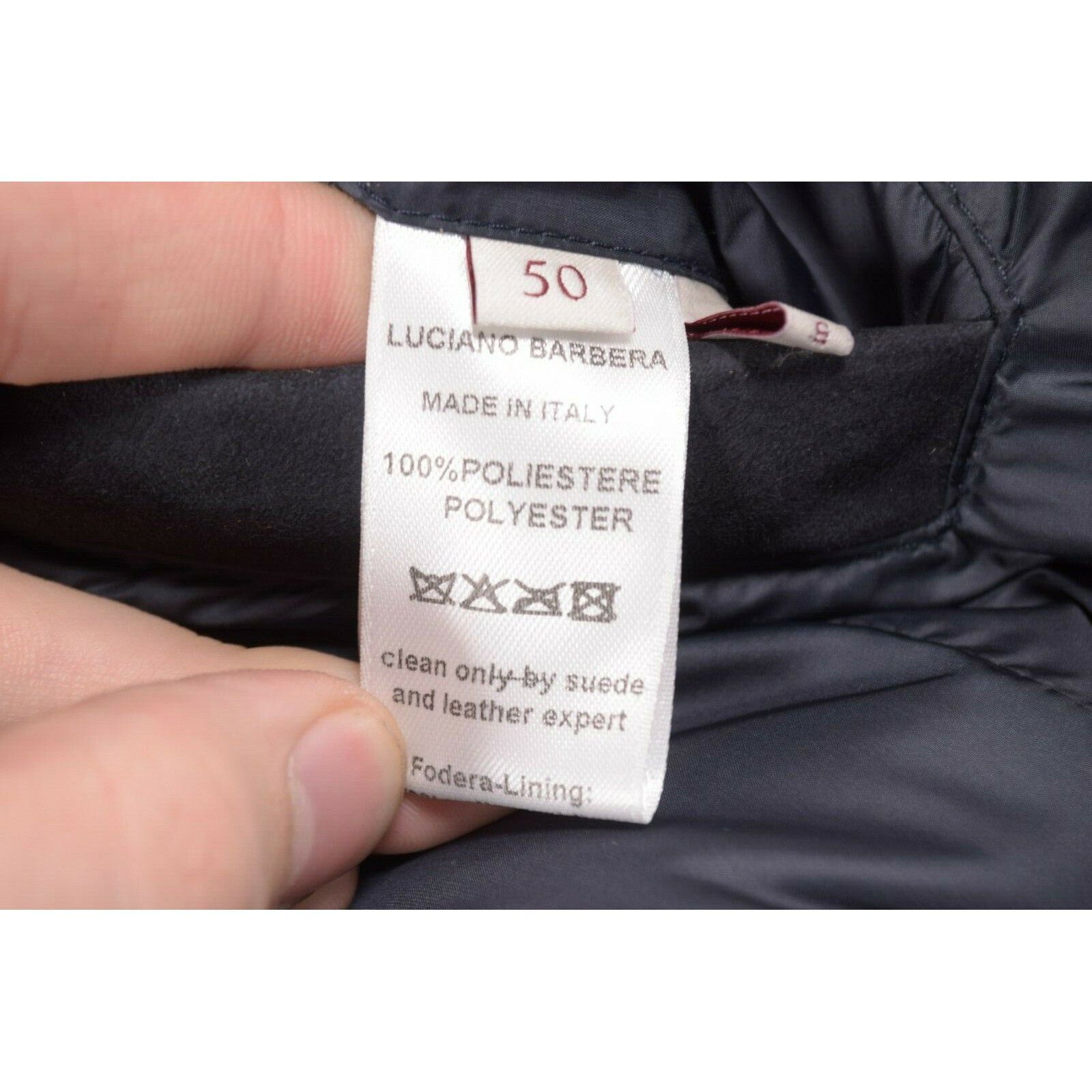 Luciano Barbera Luciano Barbera Jacket Size M US In Blue Polyester Size US M / EU 48-50 / 2 - 8 Thumbnail
