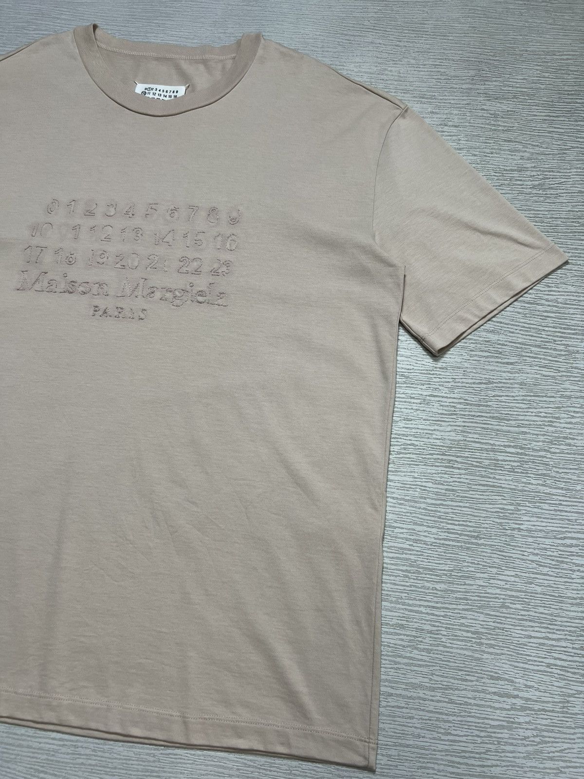 Maison Margiela - Number Logo Embroidered Oversized T-Shirt