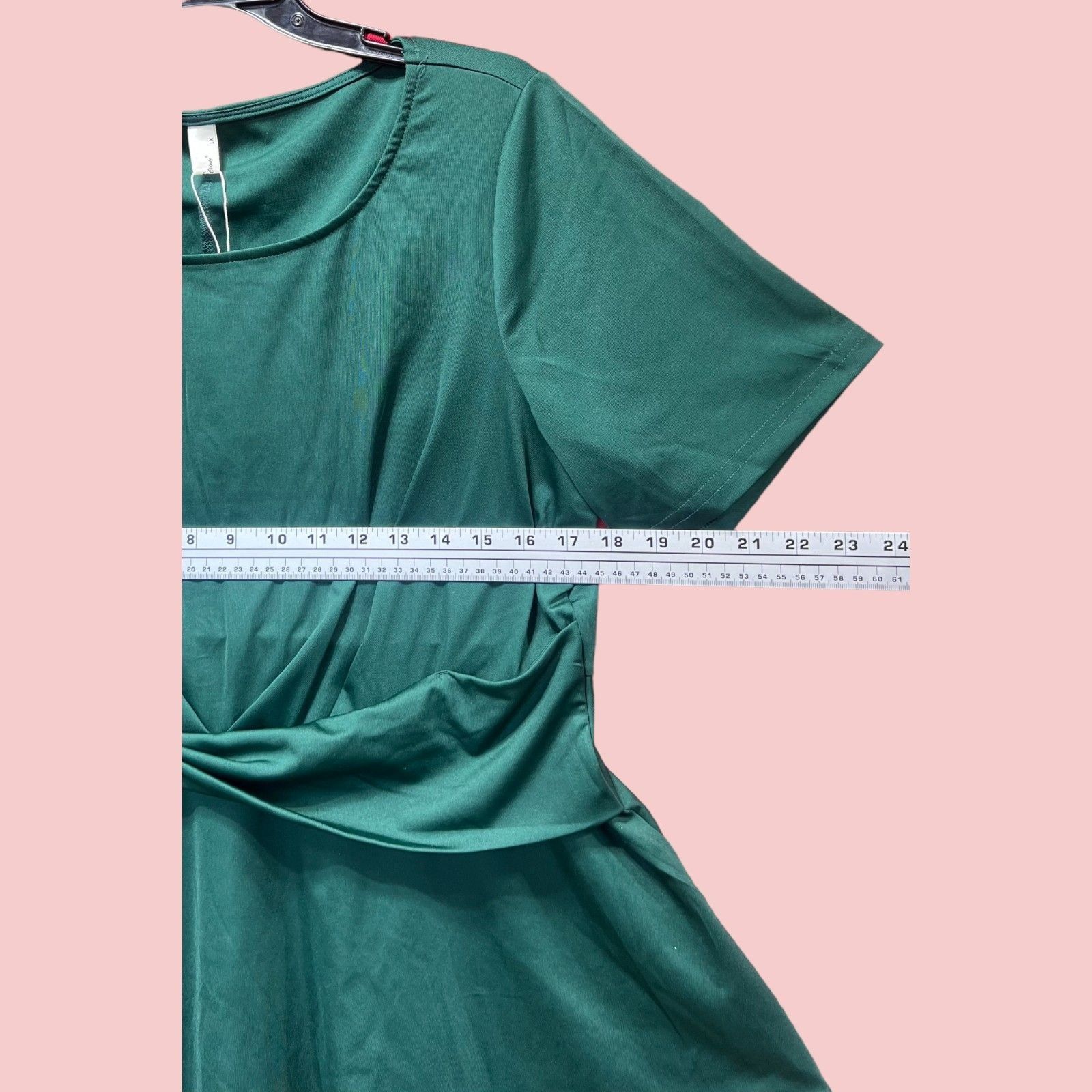 Other Agne Orinda - Women's Twisted Knot Waist Short Sleeves Summe Size XL / US 12-14 / IT 48-50 - 5 Thumbnail