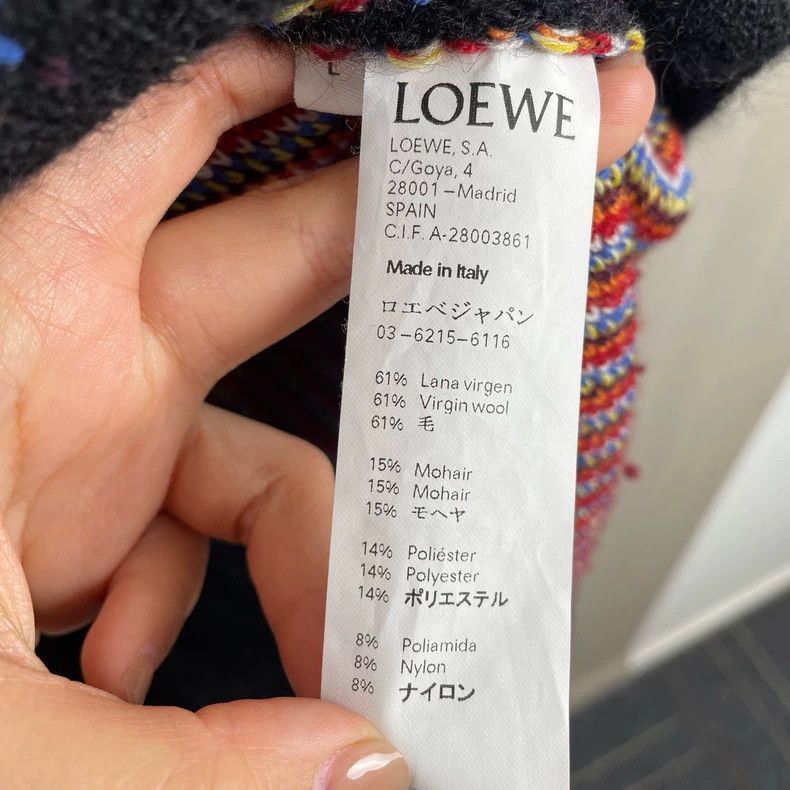 Loewe oversized black Loewe sunset knit sweater Size US L / EU 52-54 / 3 - 4 Thumbnail