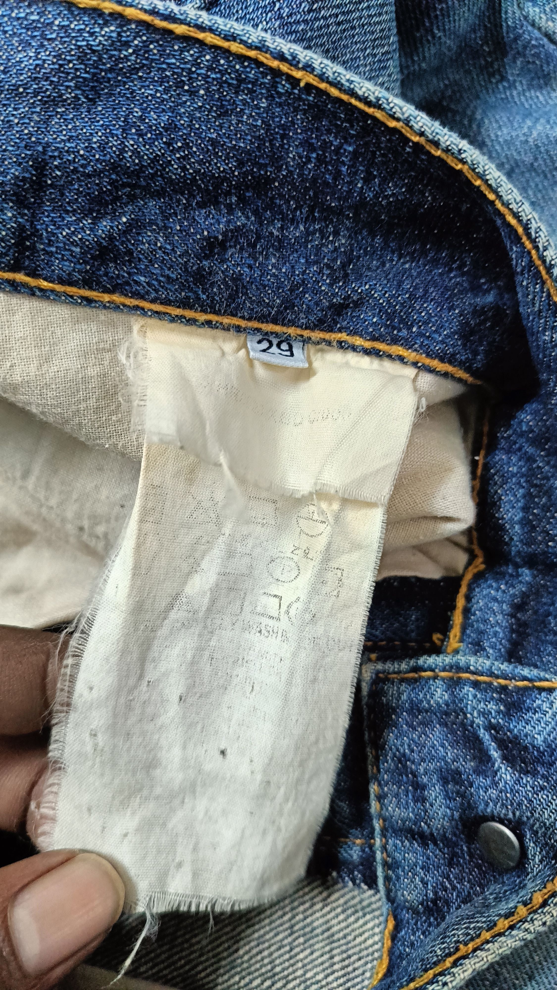 Helmut Lang 🔥🔥Rare Vintage 90s Helmut Lang Jeans Size US 31 - 5 Thumbnail