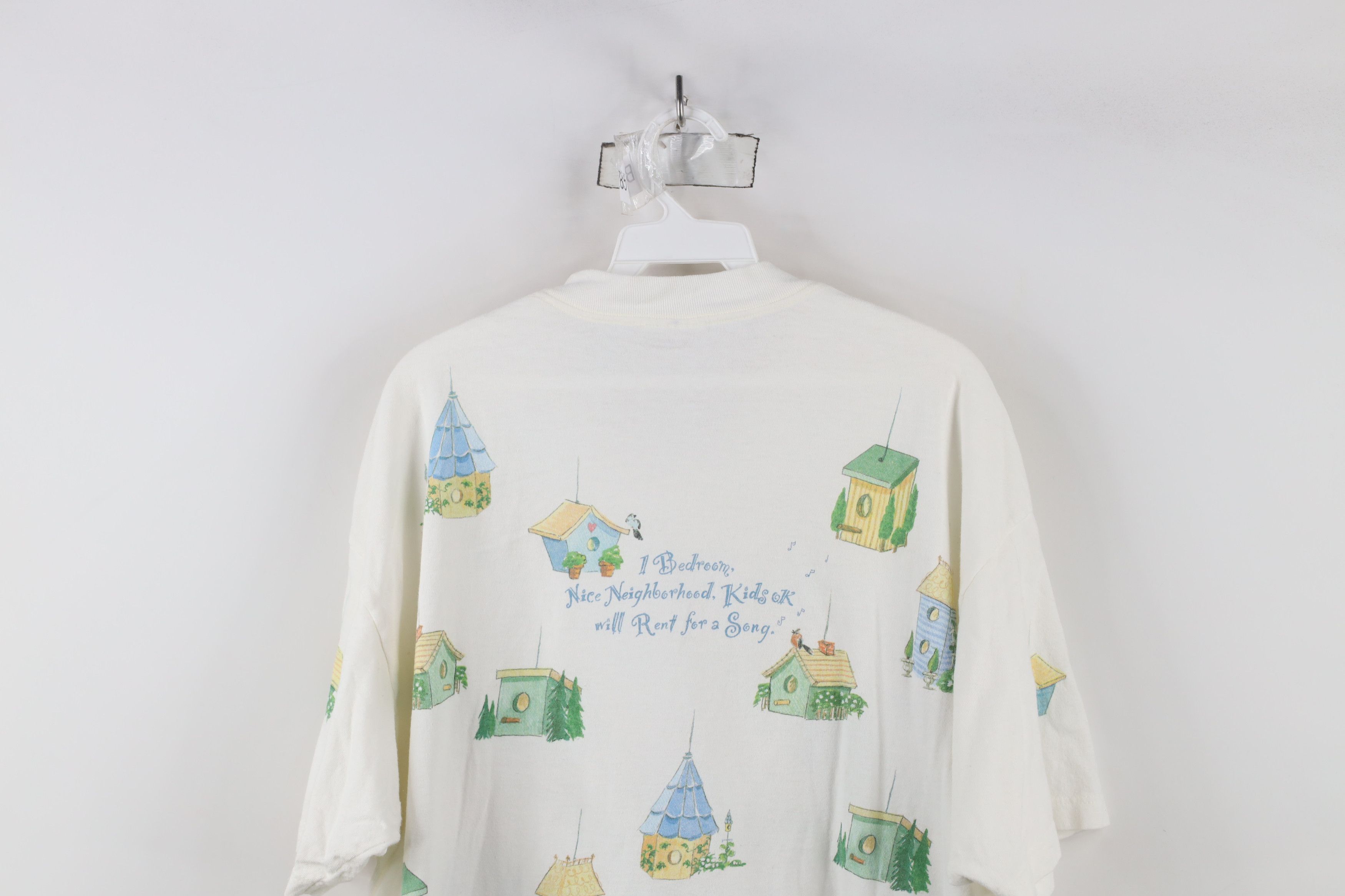 Vintage Vintage 90s Streetwear Birdhouse All Over Print T-Shirt USA Size XL / US 12-14 / IT 48-50 - 13 Thumbnail