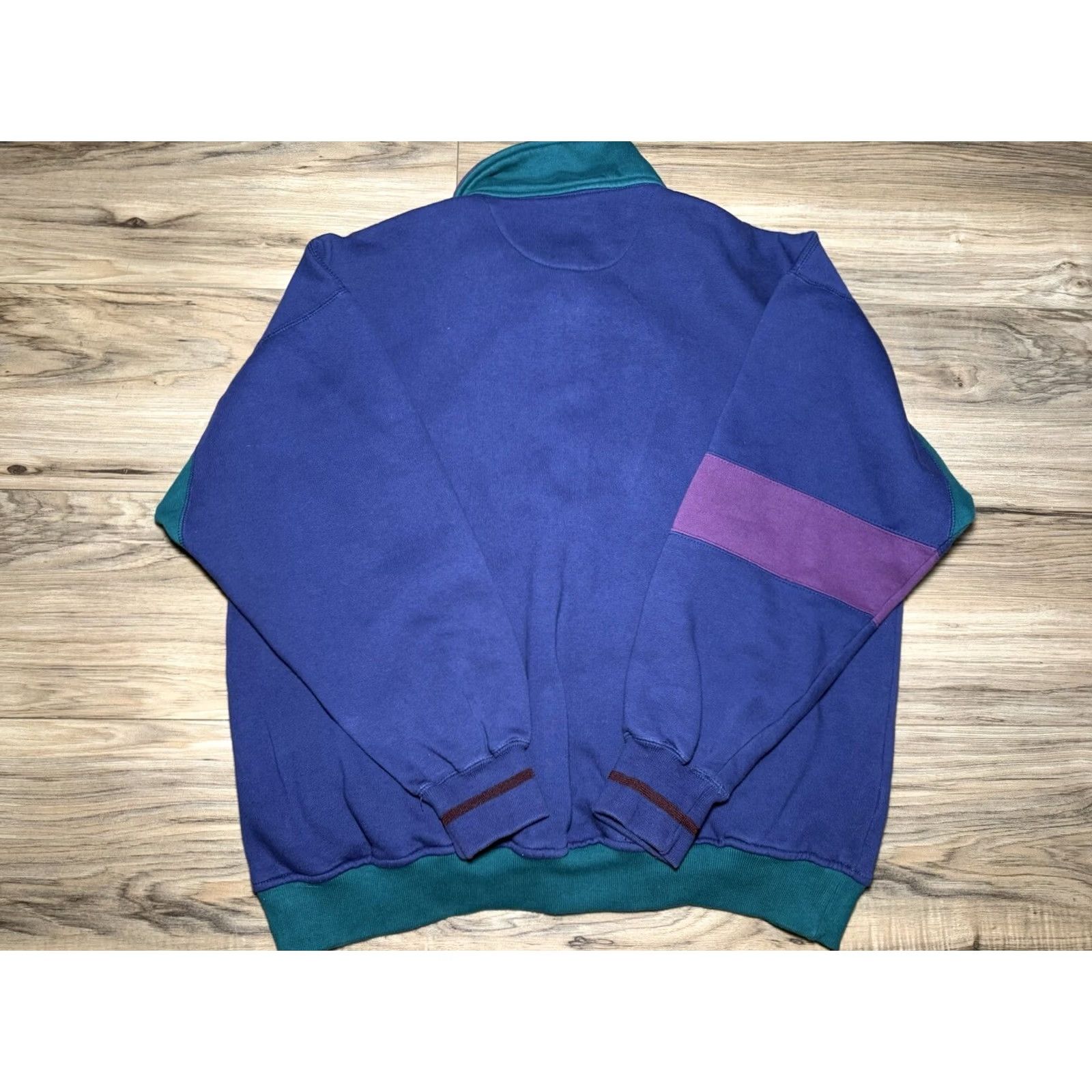 Ralph Lauren VTG 90s Chaps Ralph Lauren CRL Color Block 1/4 Zip Rugby Pullover Medium Shirt Unisex Adults Mens Womens Size US M / EU 48-50 / 2 - 5 Thumbnail
