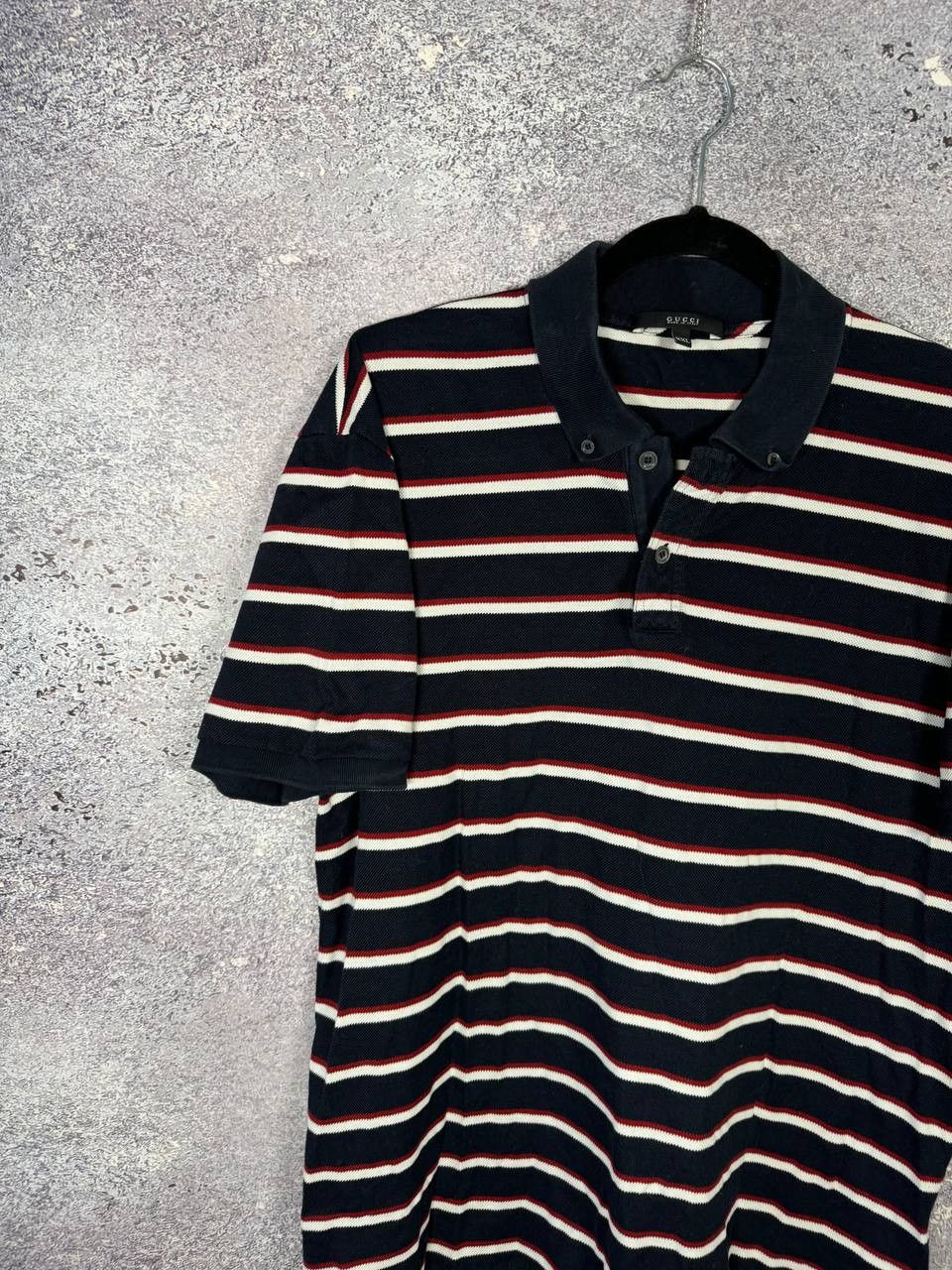 Gucci Vintage Gucci Striped Polo Y2k Oldmoney Men's 2XL Size Size US XXL / EU 58 / 5 - 3 Thumbnail