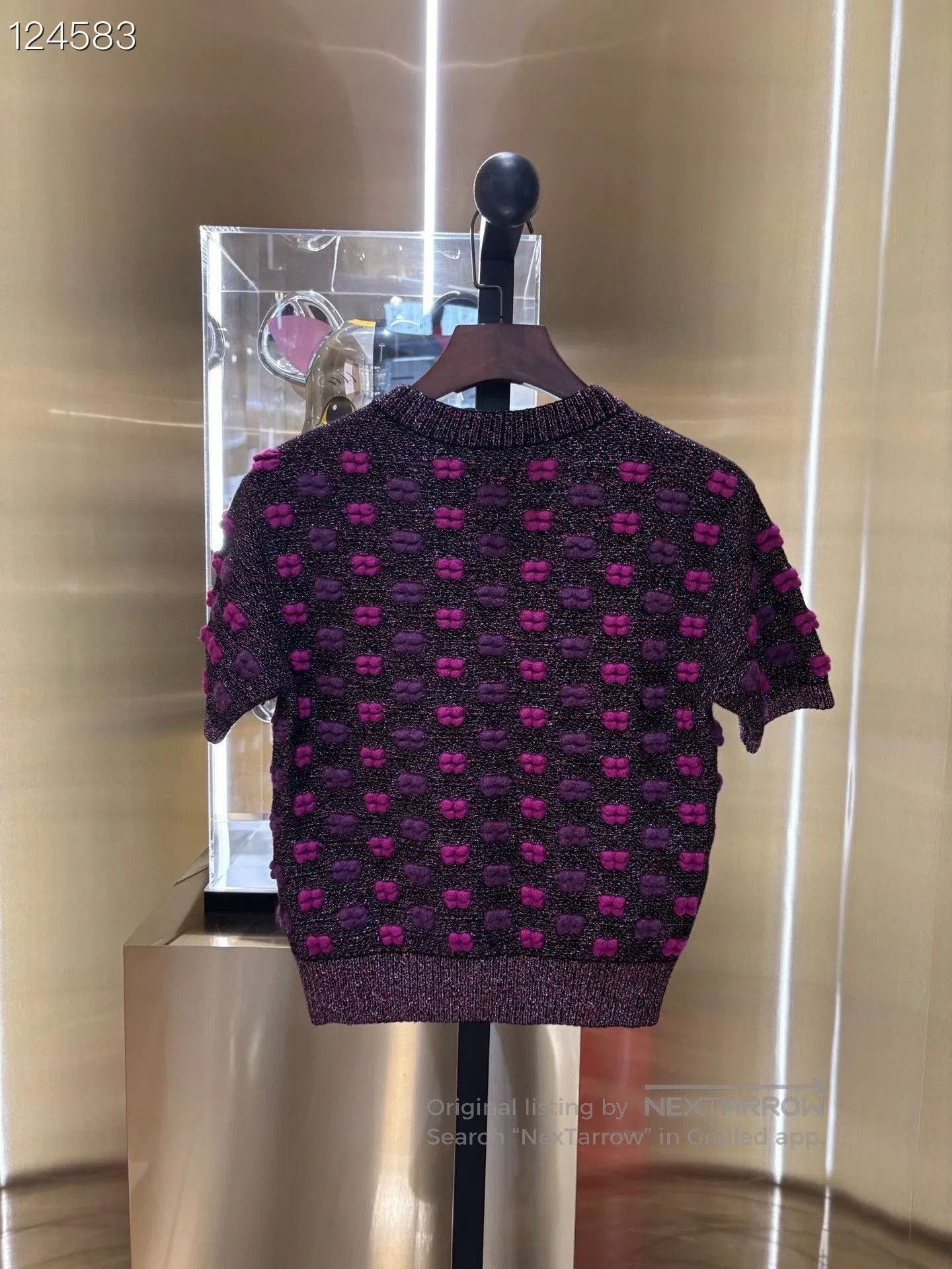 Chanel CHANEL Sequined Knit Short. Size S / US 4 / IT 40 - 2 Thumbnail