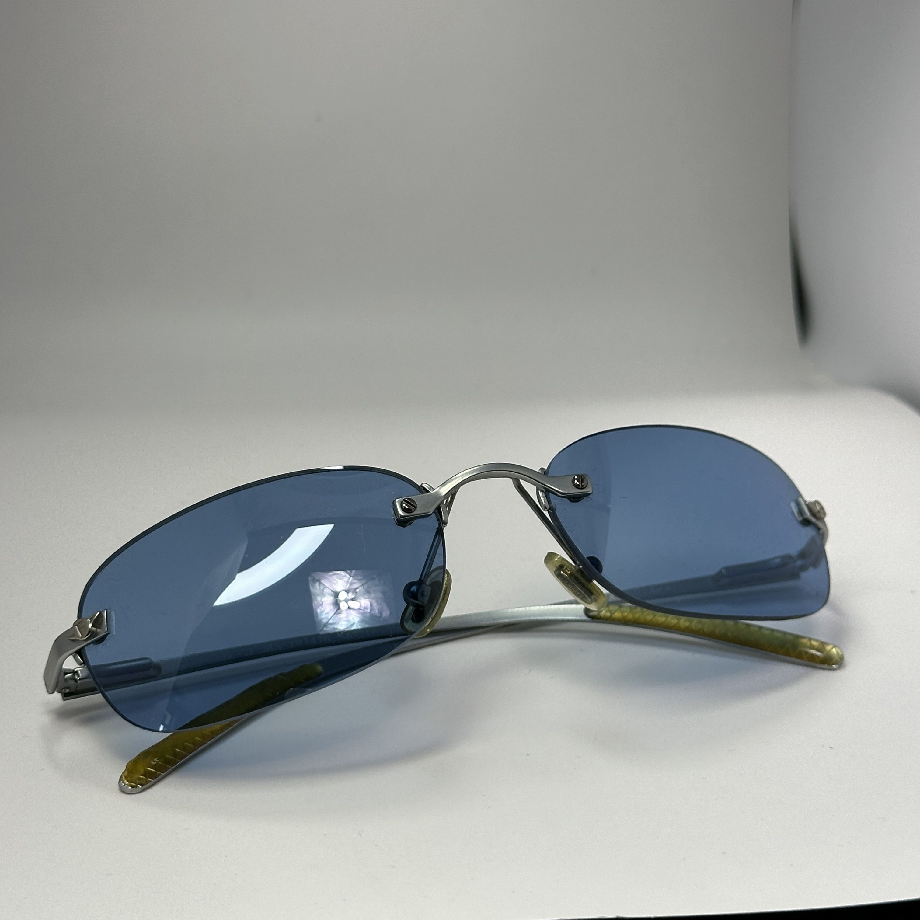 Fossil Vintage Avant Garde Fossil Unisex Sunglasses 00s Size ONE SIZE - 5 Thumbnail