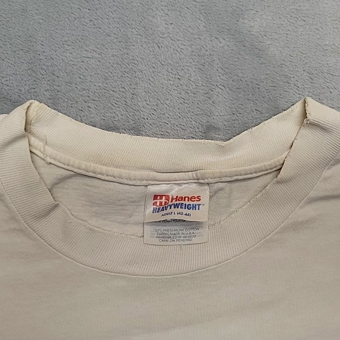 Vintage VTG Nature Shirt Adult L White Embroidered Bald Eagle Single Stitch Made in USA Shirt Mens White Bald Eagle 90s USA Vintage Size US L / EU 52-54 / 3 - 6 Thumbnail