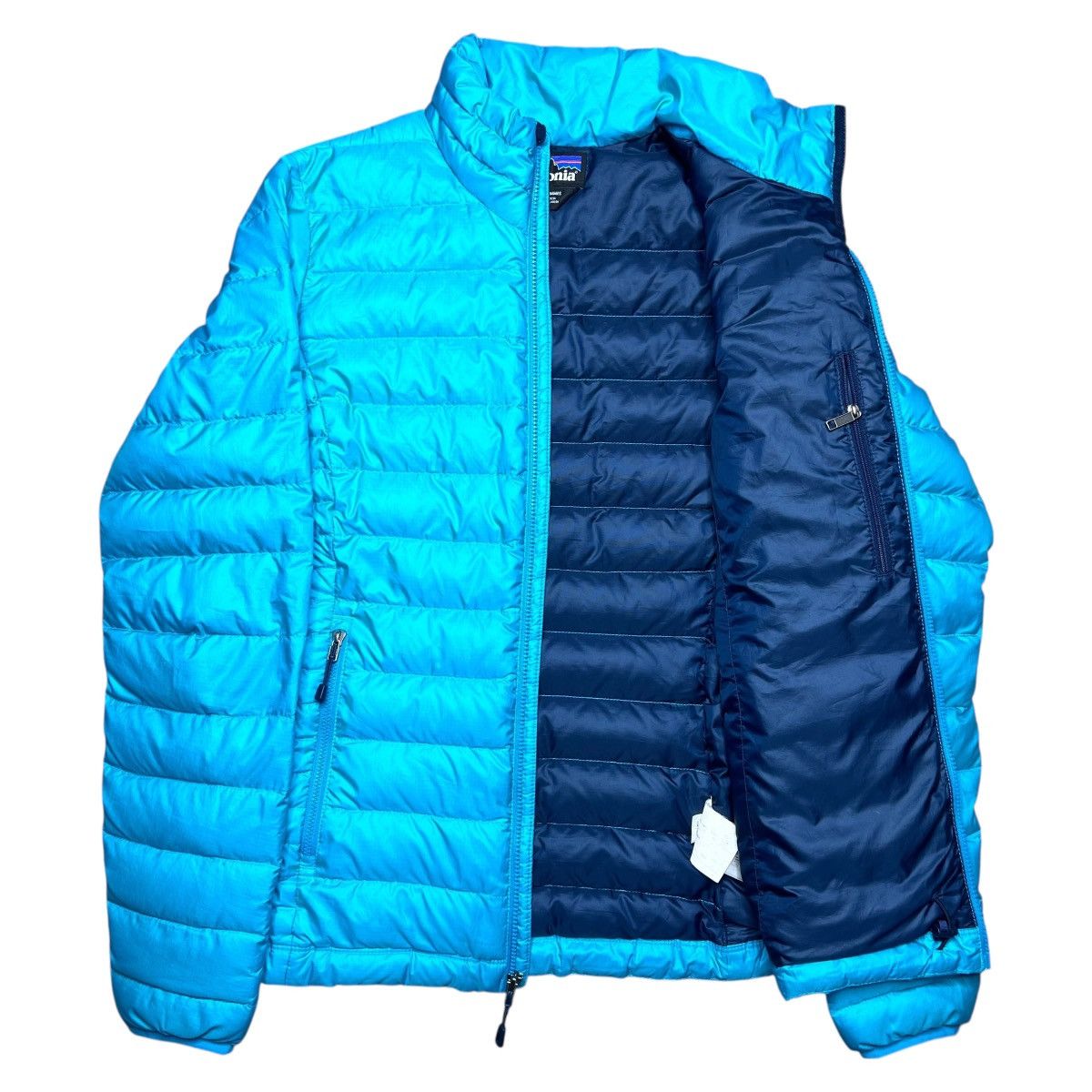 Patagonia Patagonia Women’s Style #84683 Down Blue Zip Puffer Jacket Size S / US 4 / IT 40 - 2 Thumbnail