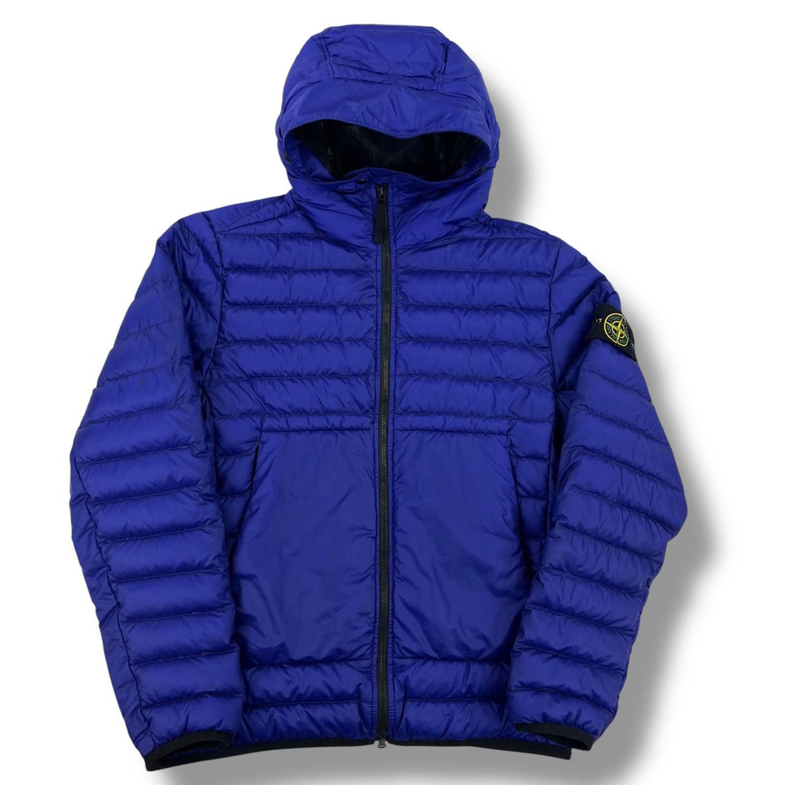 Stone Island Stone Island Bio-Based Ripstop Nylon Down Blue Puffer Jacket Size US S / EU 44-46 / 1 - 2 Thumbnail