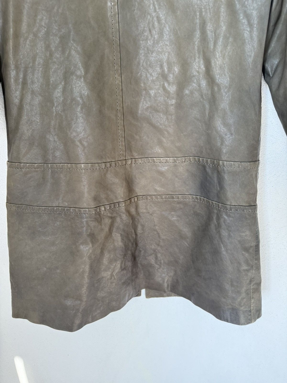 Just Cavalli JUST CAVALLI LAMB LEATHER JACKET SUN FADED STYLE ABSTRACT Size M / US 6-8 / IT 42-44 - 8 Thumbnail