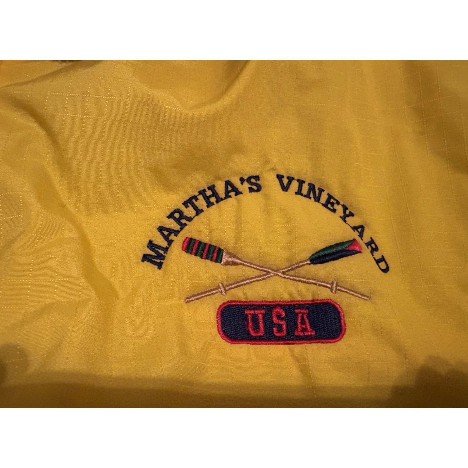 Dunbrooke VINTAGE Dunbrooke Jacket Mens Large Full Zip USA Yellow Nylon Size US L / EU 52-54 / 3 - 2 Thumbnail