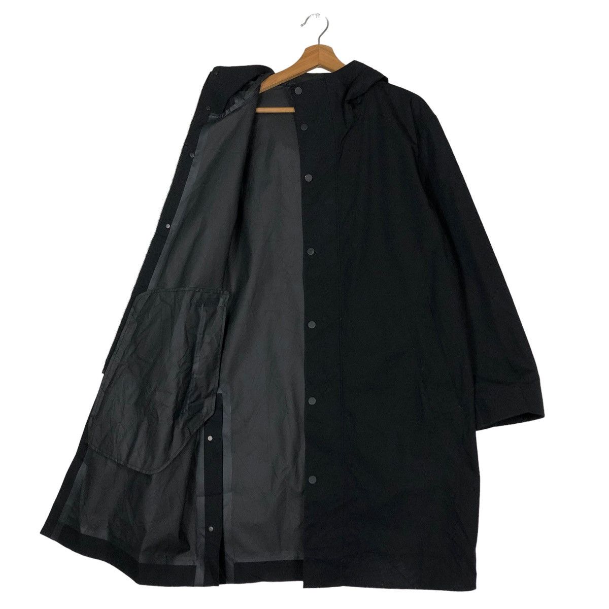 Japanese Brand 🔥Rich Black Survival Long Jacket Uniqlo Japan Undercover Size US M / EU 48-50 / 2 - 11 Thumbnail