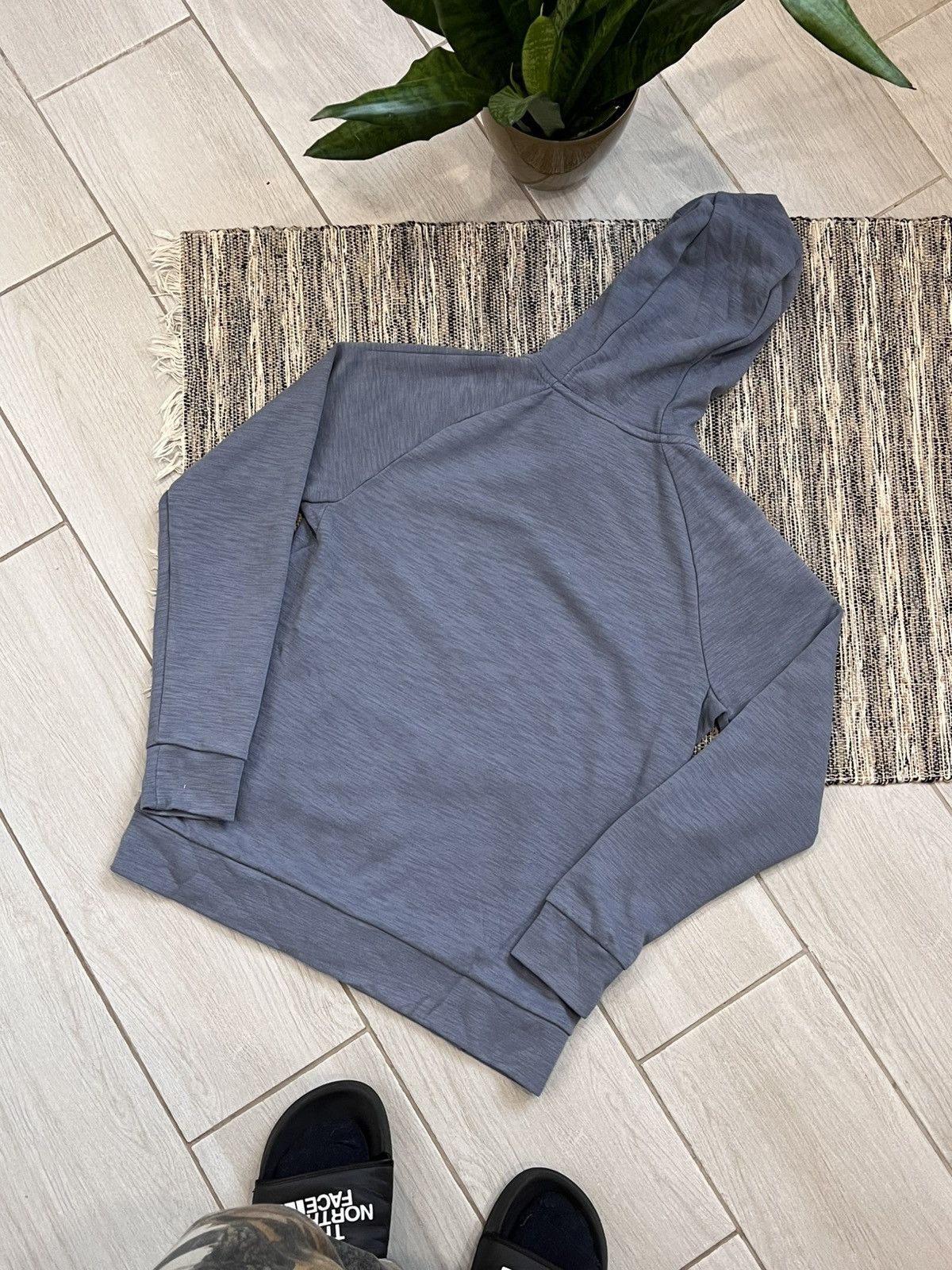 Nike × Vintage Nike Modern zip Hoodie blue minimalistic sweatshirt Size US S / EU 44-46 / 1 - 2 Thumbnail