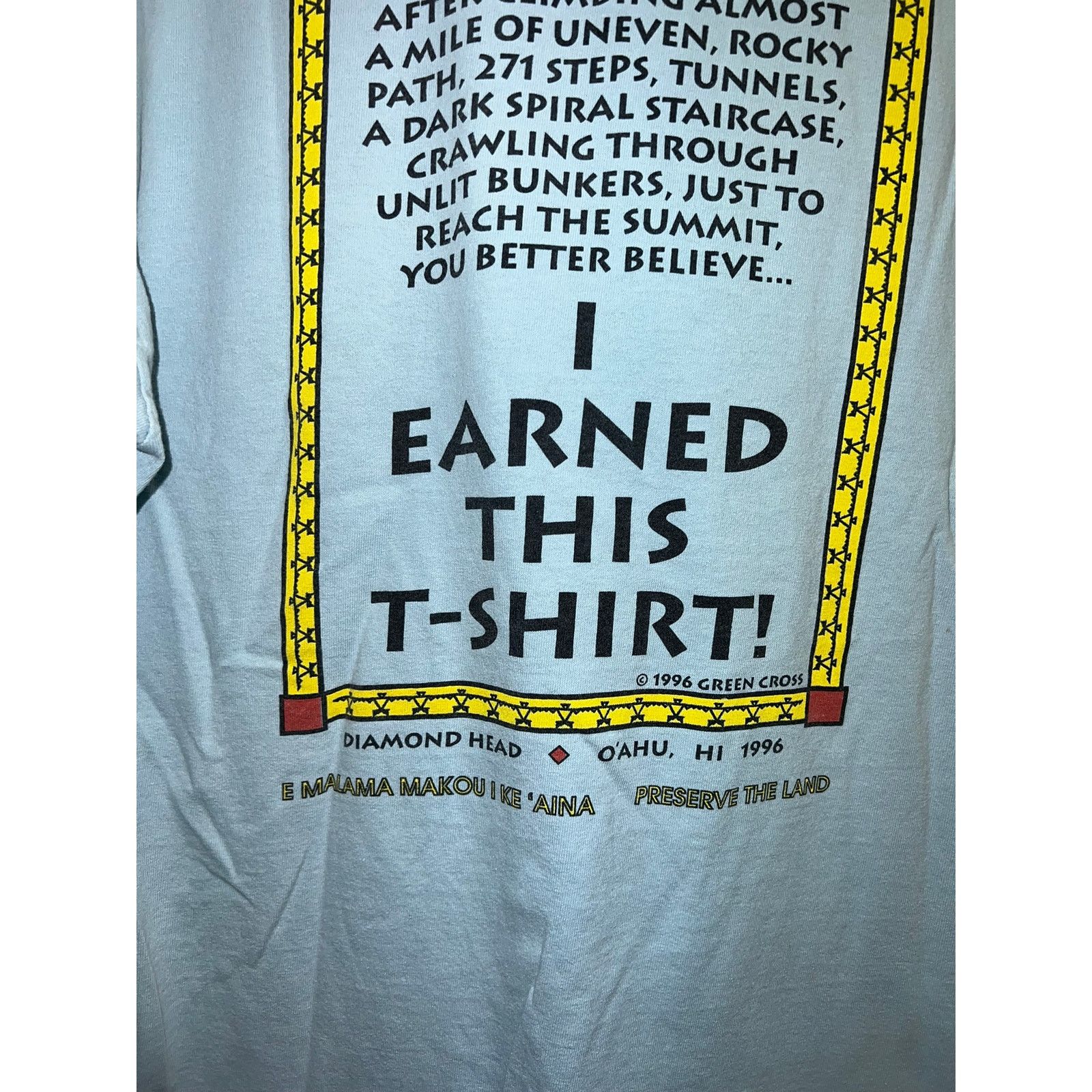 Anvil Vintage Hawaii Shirt Summit Club Diamond Head Oahu Tee 90s Size US L / EU 52-54 / 3 - 8 Thumbnail