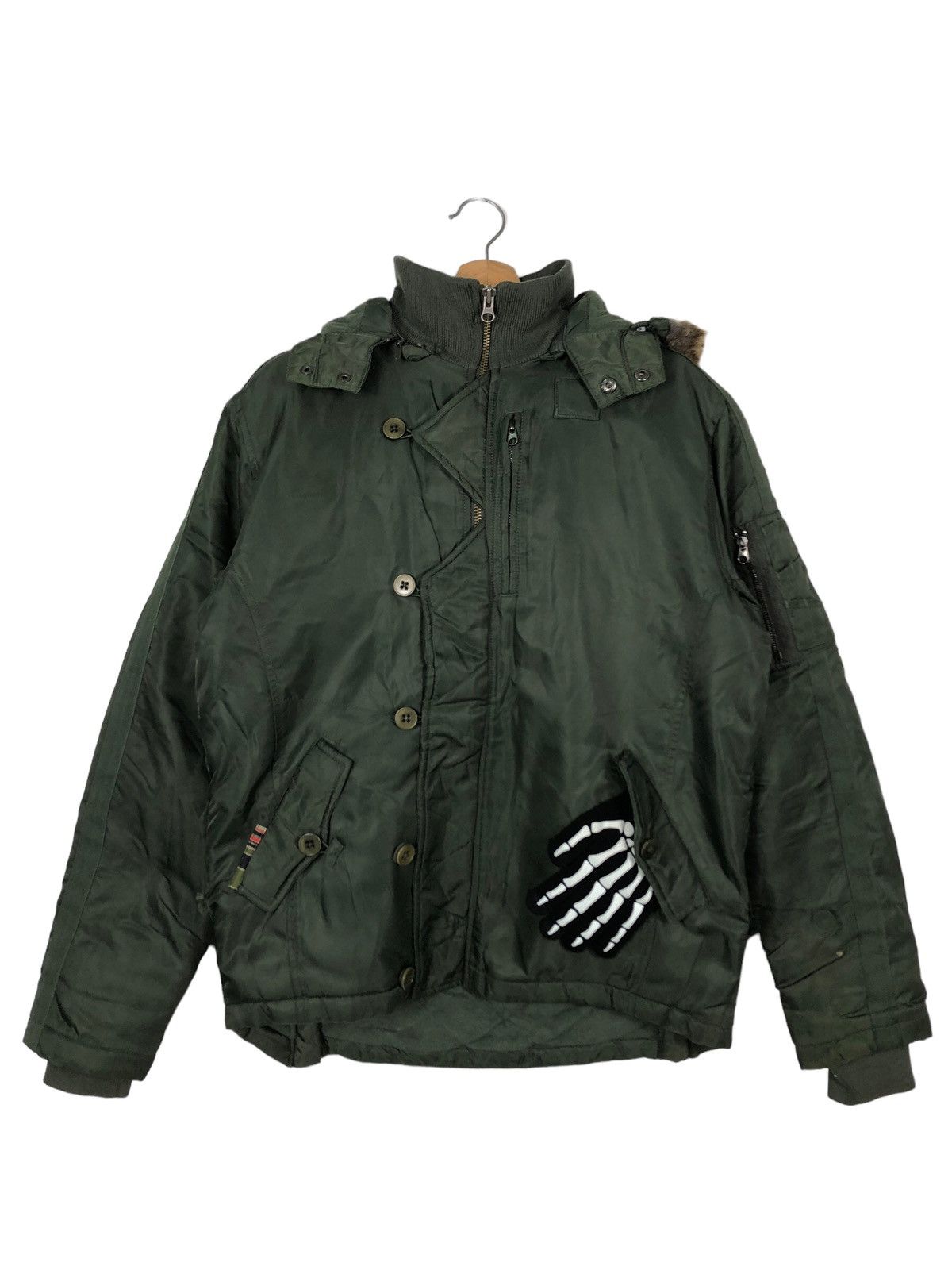 Japanese Brand 🔥90’s Parka Jacket Mink Fur Hoodie Triple Five Essential Size US S / EU 44-46 / 1 - 1 Thumbnail