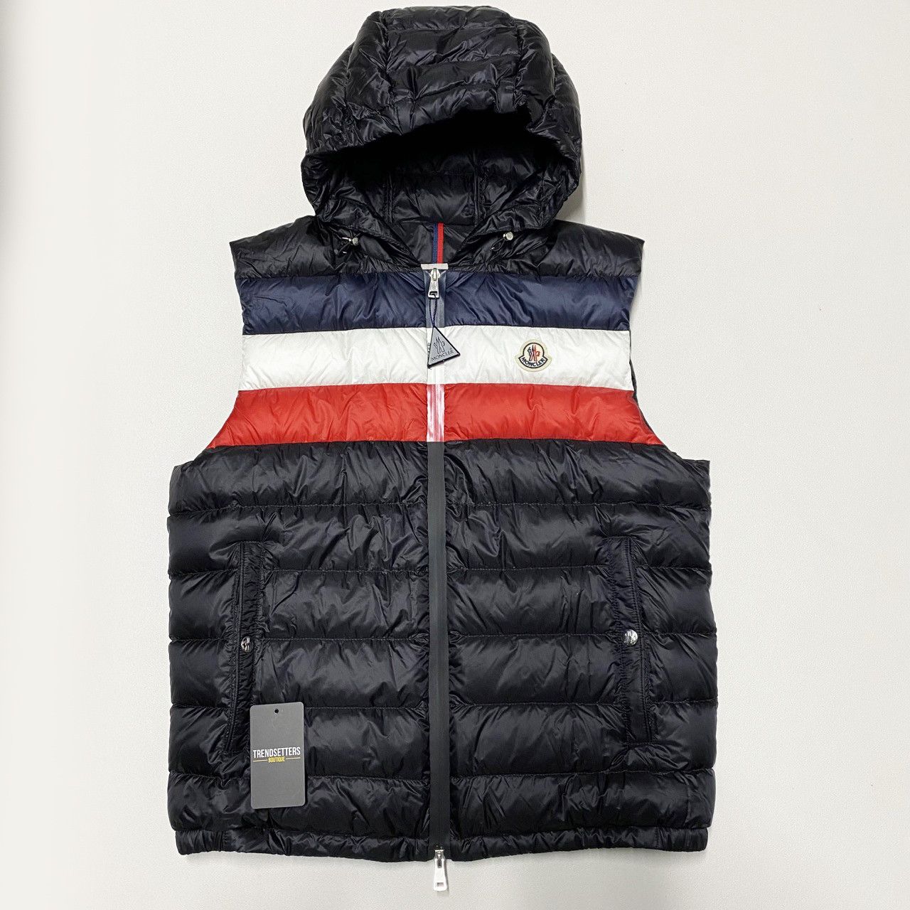 image of Moncler Timothe Down Gilet Vest Jacket Black Size XL 5, Men's