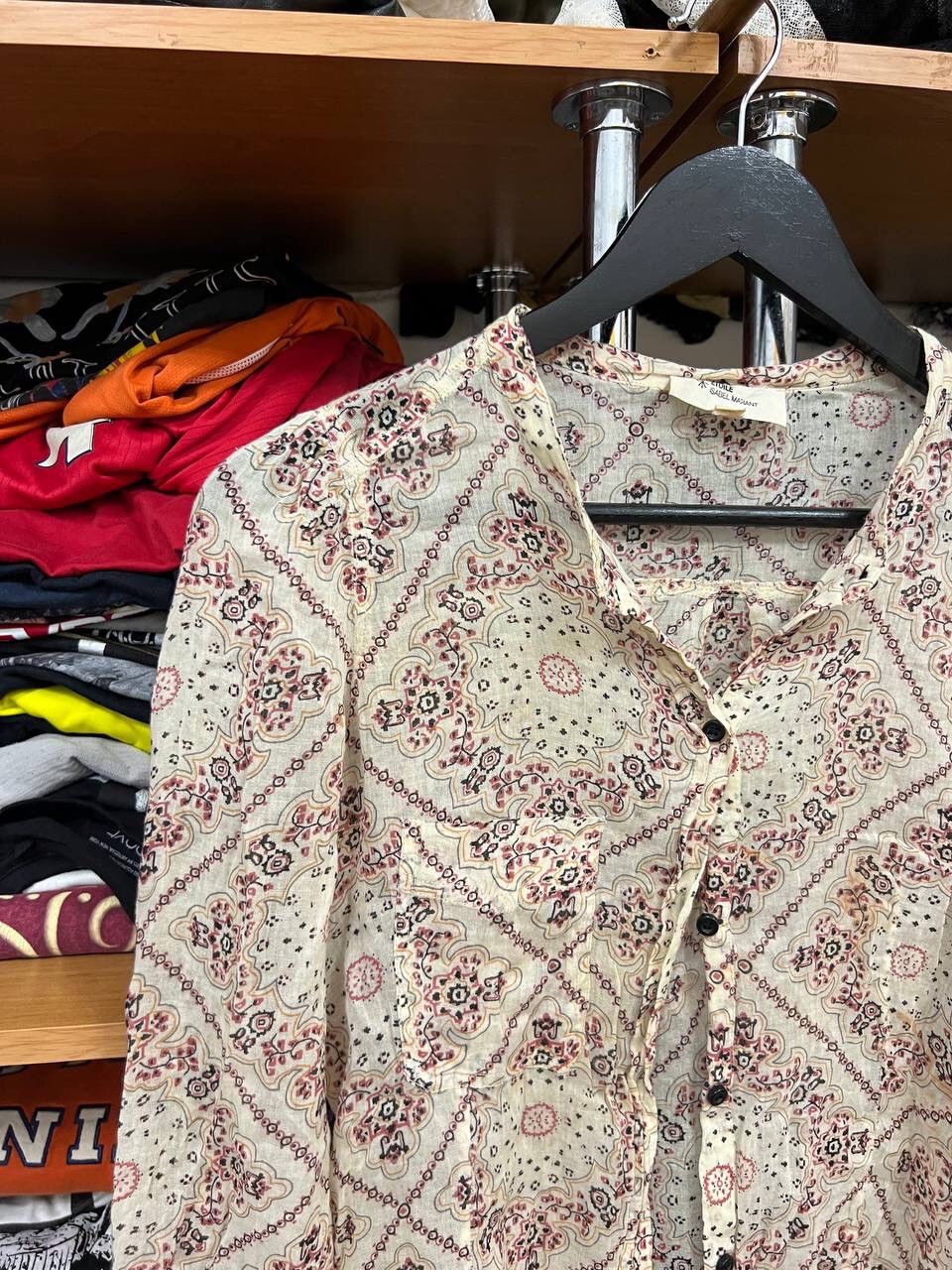 Isabel Marant Etoile × Vintage Isabel Marant Avant Garde Button Up Blouse Size M / US 6-8 / IT 42-44 - 2 Thumbnail