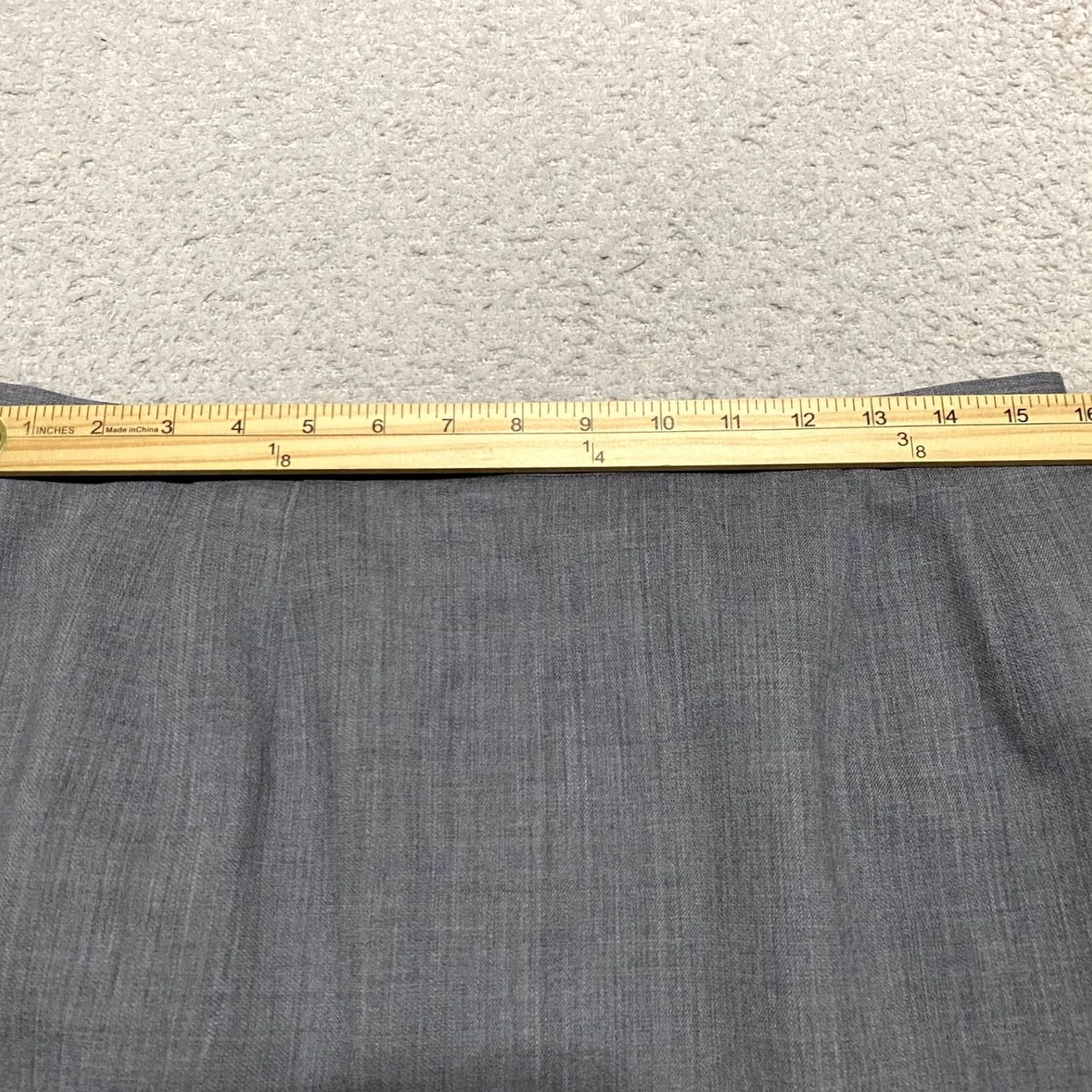 Talbots Talbots Skirt Women 14 Wool Gray Pencil Knee Length Lined Zip Office Business Straight & Pencil 90s Preppy Mens Womens Size 36" / US 14 / IT 50 - 6 Thumbnail