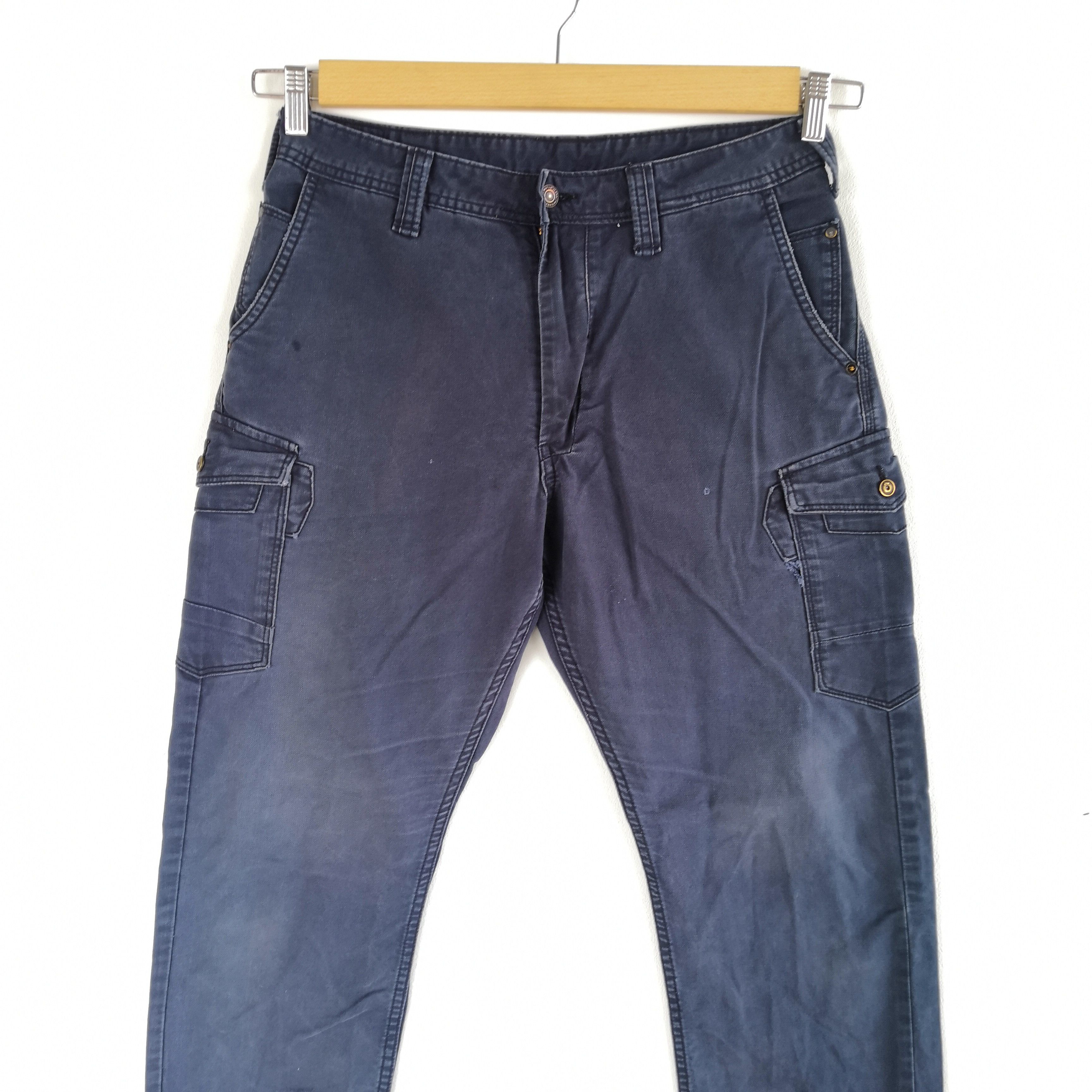 Japanese Brand Evenriver Cargo Pants Navy Japanese Utility Trousers Pants Size US 30 / EU 46 - 3 Thumbnail