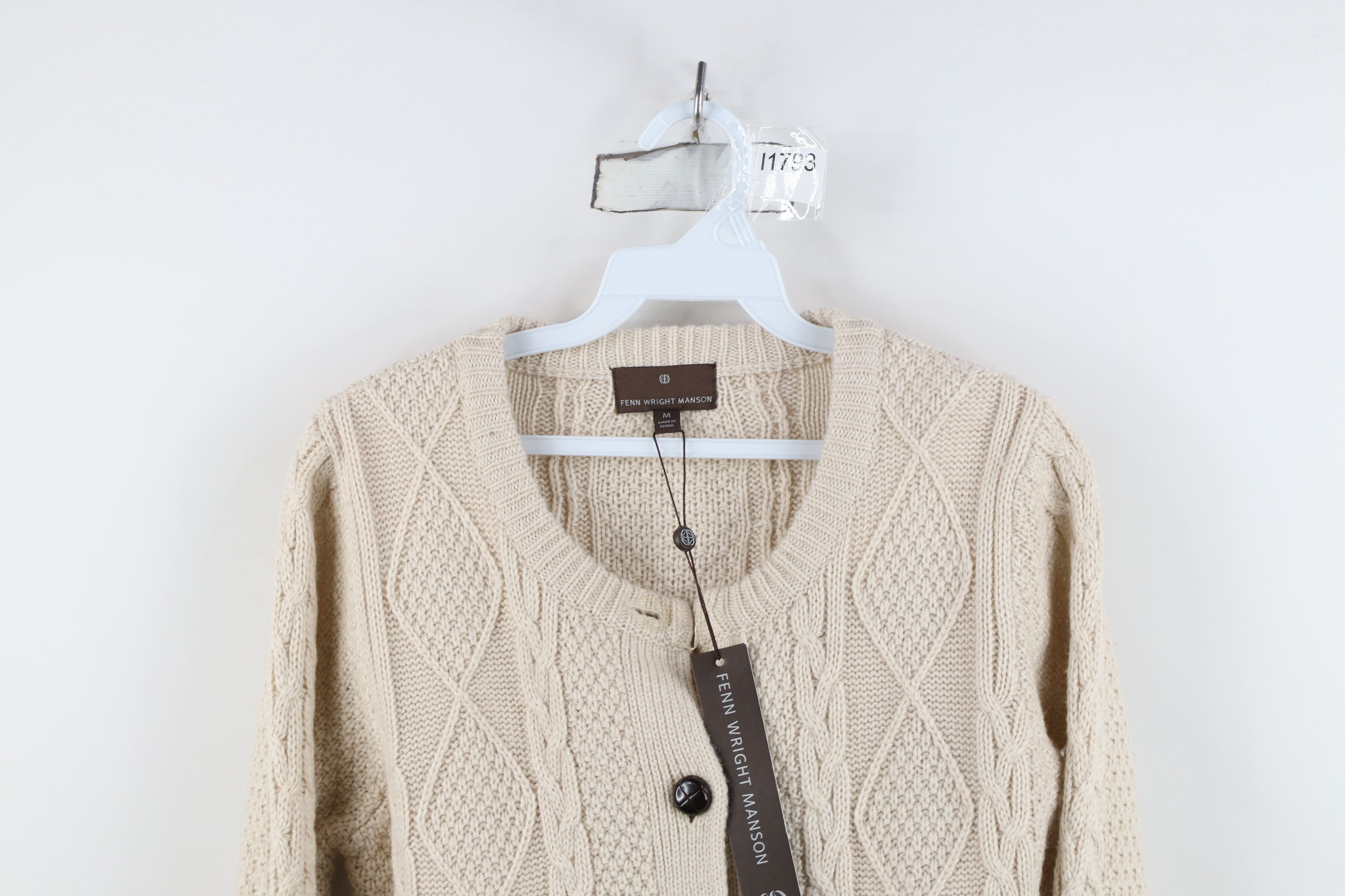 Vintage Deadstock Vintage Y2K Streetwear Wool Fisherman Sweater Size M / US 6-8 / IT 42-44 - 2 Thumbnail