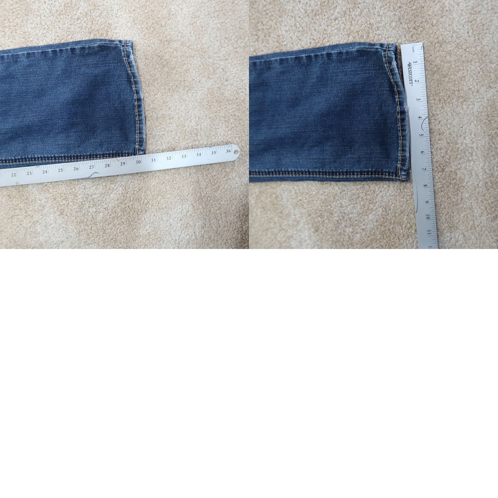 Silver Jeans Co. Silver Jeans Suki Bootcut Jeans Women 31x31 Blue Denim Stretch Regular Slim 5-Pocket Modest Rise Mid Vintage No Size 24" / US 00 / IT 34 - 9 Thumbnail