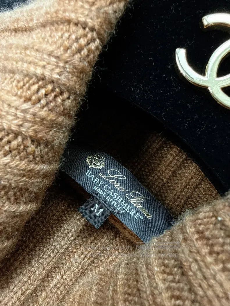 Loro Piana Loro Piana Camel Cashmere High-Neck Knit Top Size M / US 6-8 / IT 42-44 - 6 Thumbnail
