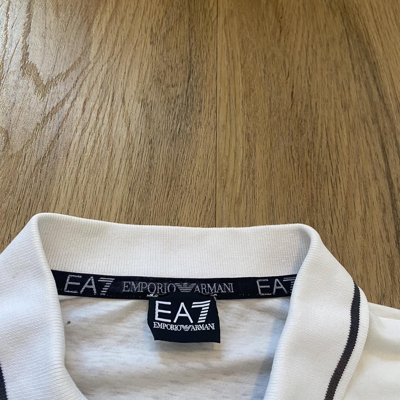 Emporio Armani White and black Armani Jeans polo shirt #poloshirt Size US M / EU 48-50 / 2 - 4 Thumbnail