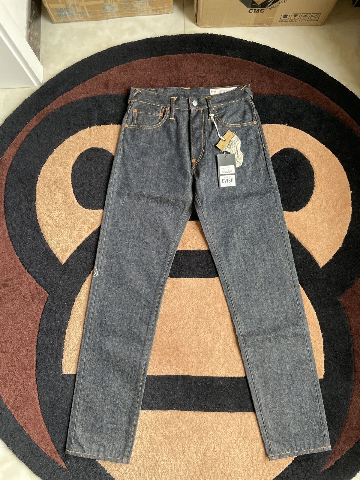 Evisu × Japanese Brand EVISU rare NEW！daicock style embroidery jeans size：28x34 Size US 28 / EU 44 - 2 Thumbnail