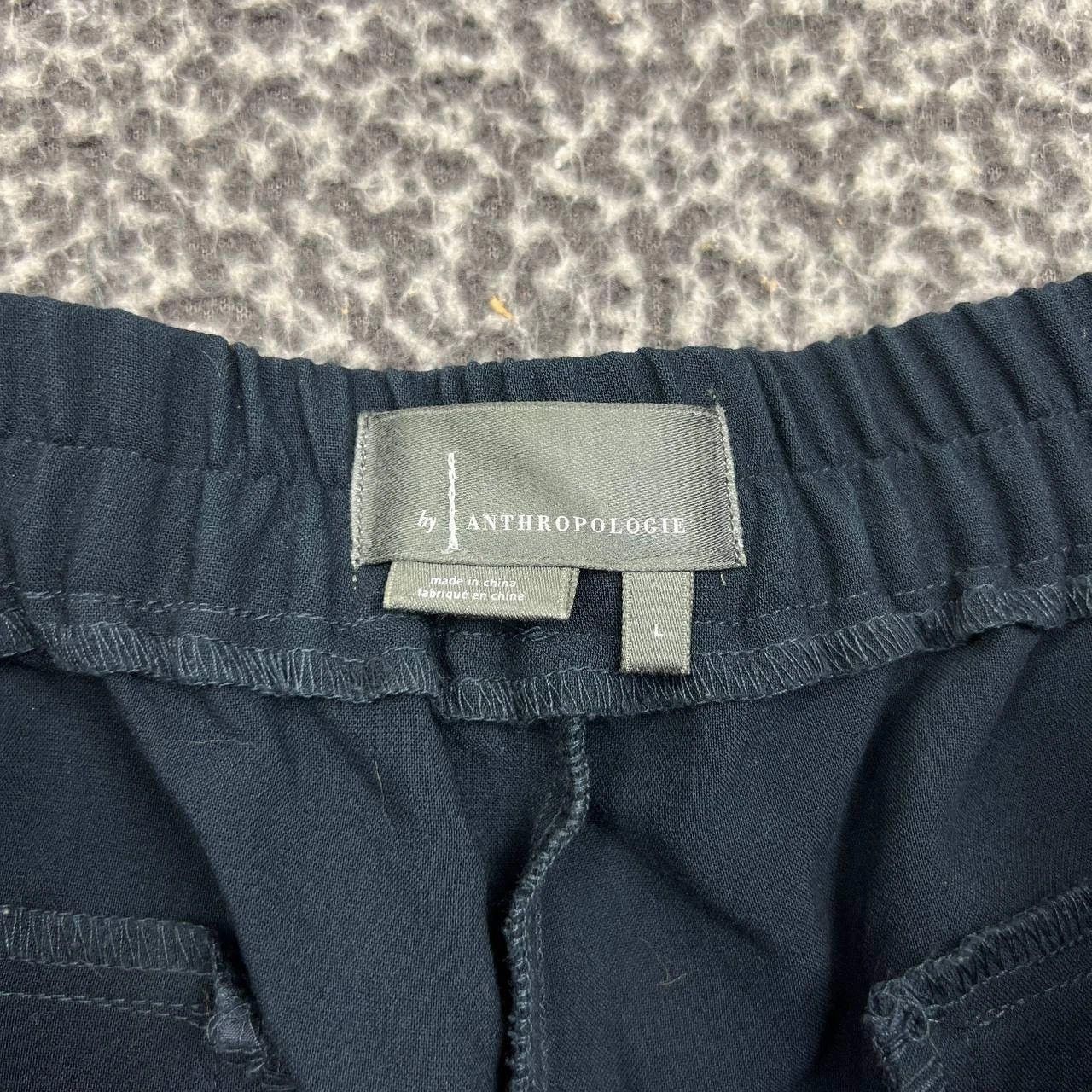 Anthropologie Anthropologie Trouser Pants L Pull On Stretch Pockets 35x26 Size 35" - 4 Thumbnail
