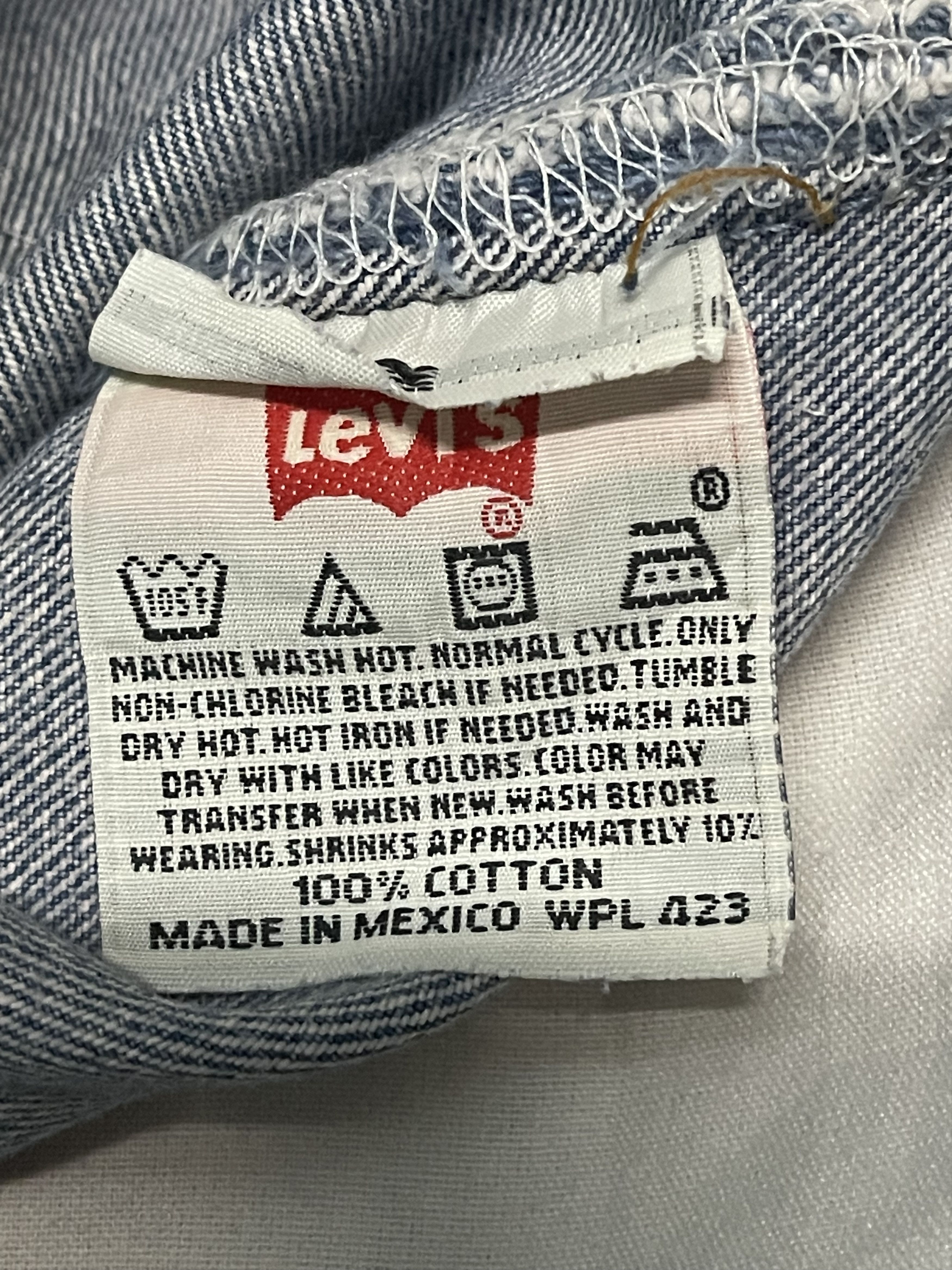 Vintage Levis 501 blue jeans