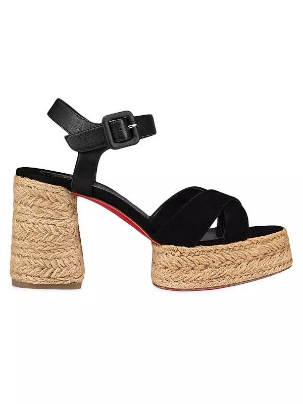 Christian Louboutin o1s1wg110924 Heeled Sandals in Black Size US 9 / IT 39 - 2 Thumbnail