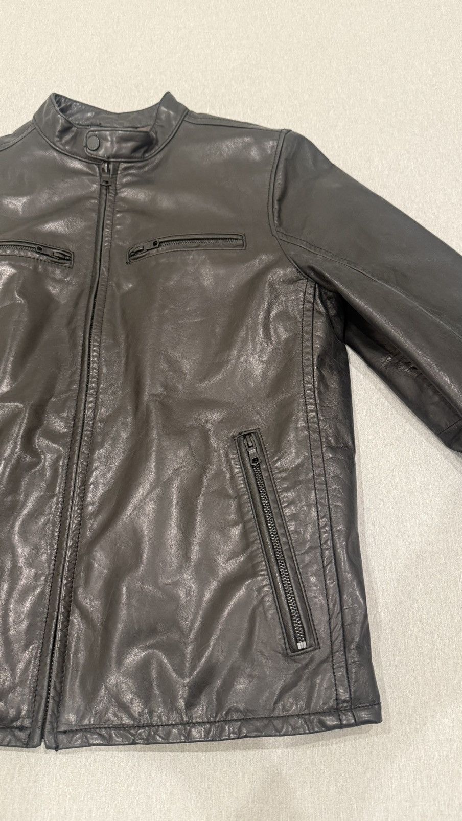 Tommy Hilfiger Tommy Hilfiger Racer leather jacket Size US M / EU 48-50 / 2 - 3 Thumbnail