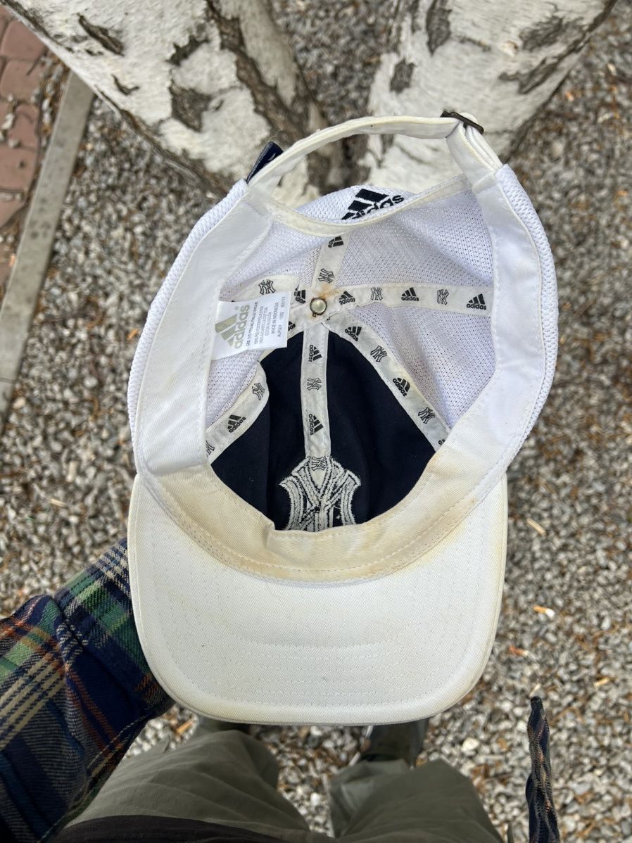 Vintage VERY RARE ADIDAS NEW YORK YANKEES MLB CAP RETRO Y2K 90s NY Size ONE SIZE - 13 Thumbnail