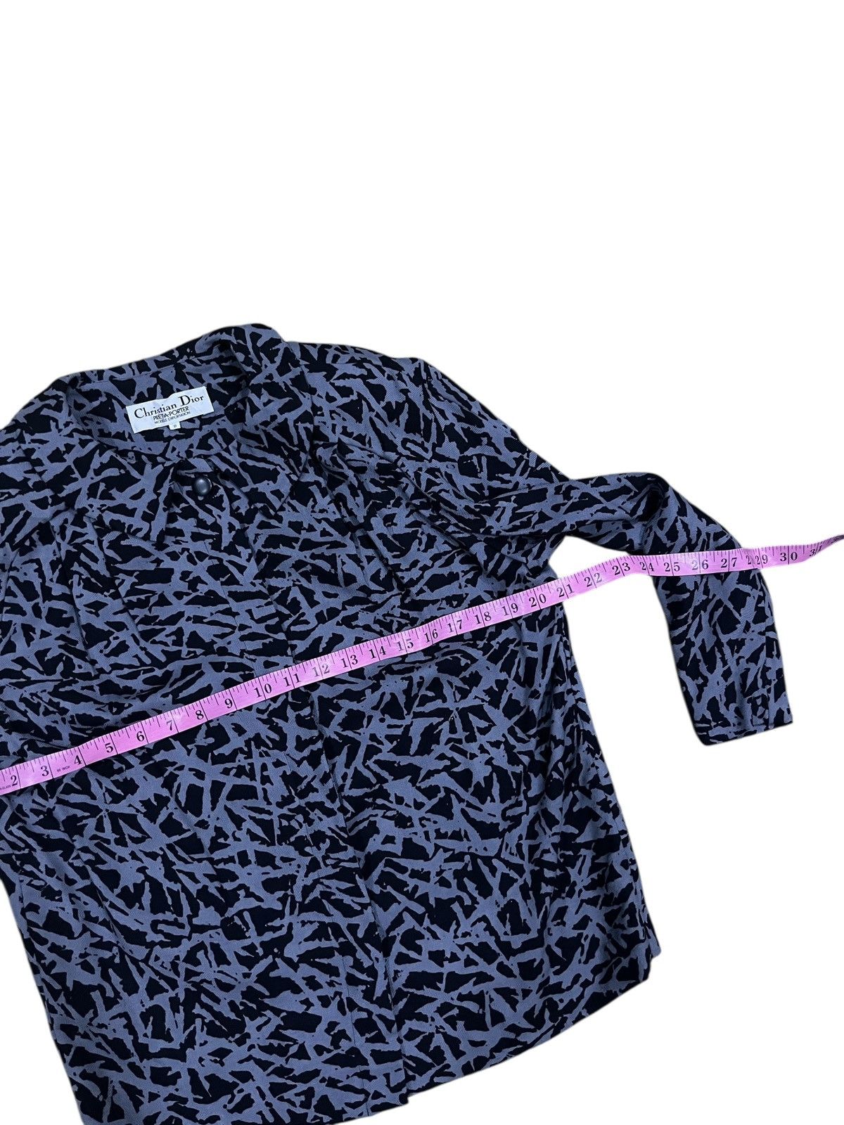 Christian Dior Monsieur CHRISTION DIOR PRET-A PORTER LONG SLEEVE SHIRT BLOUSE Size M / US 6-8 / IT 42-44 - 15 Thumbnail