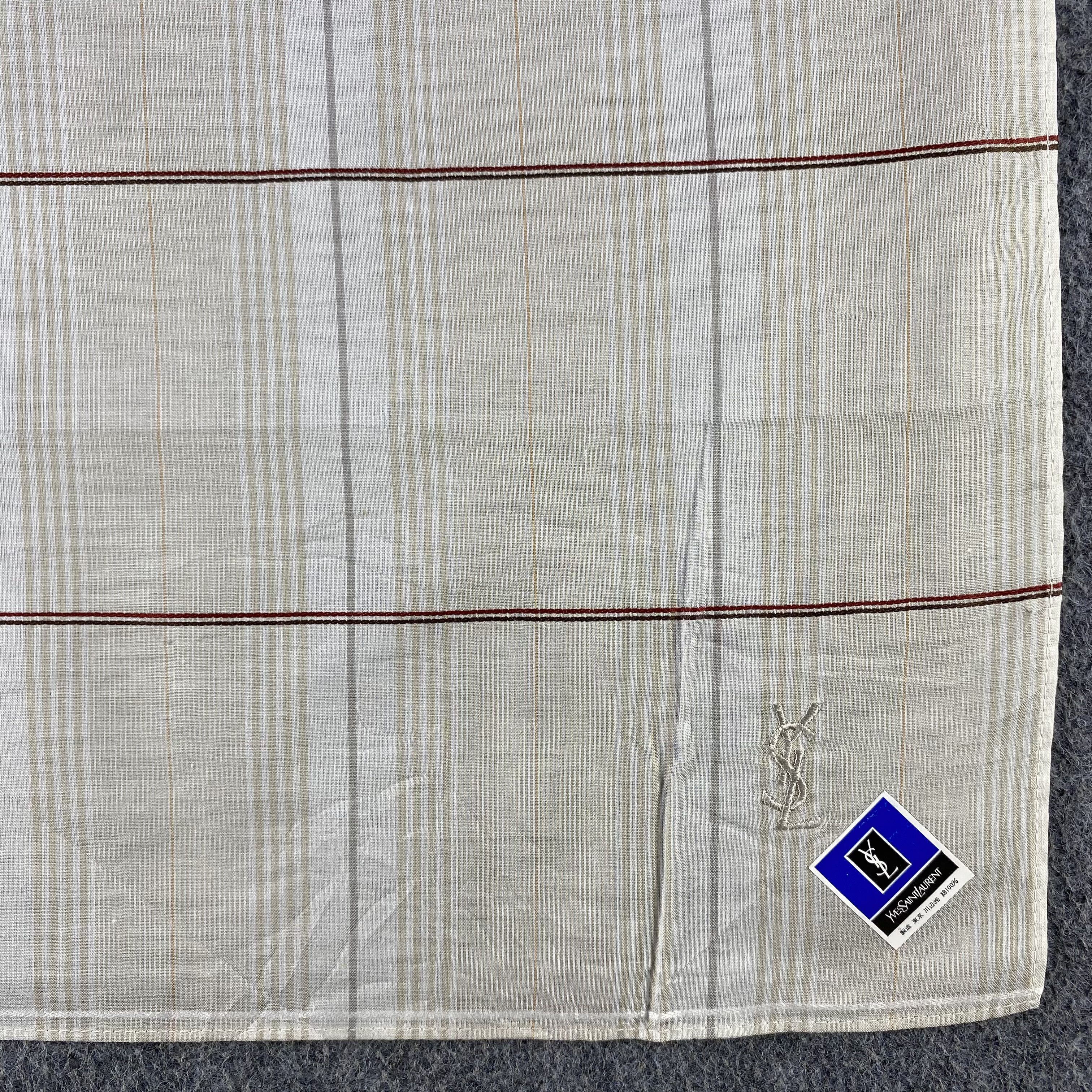 Vintage × Yves Saint Laurent Yves Saint Laurent Handkerchief/Neckerchief/Bandana HC593 Size ONE SIZE - 3 Thumbnail